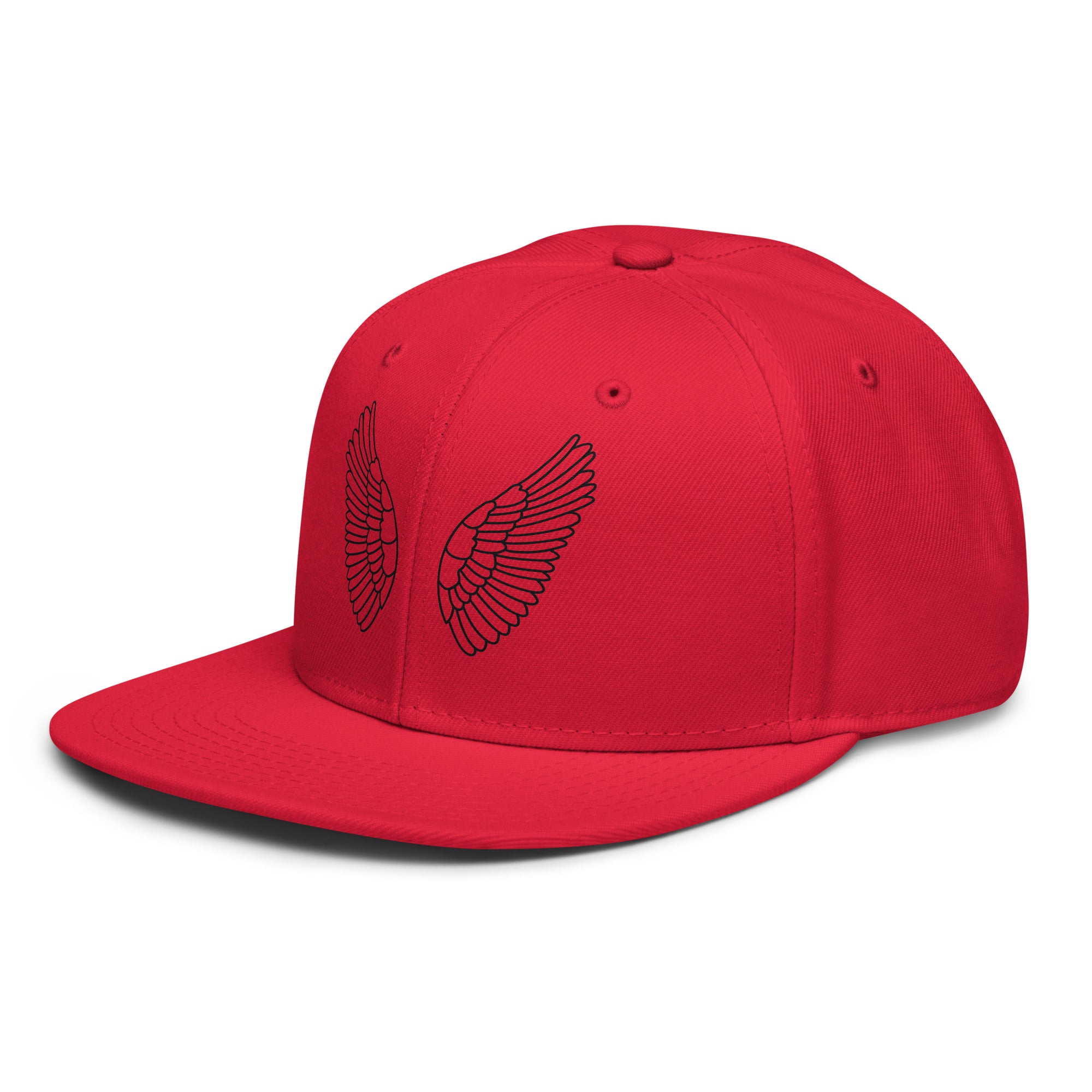 Snapback Cap | Strukturierte 6-Panel Cap Unisex mit flachem Schirm Melivero