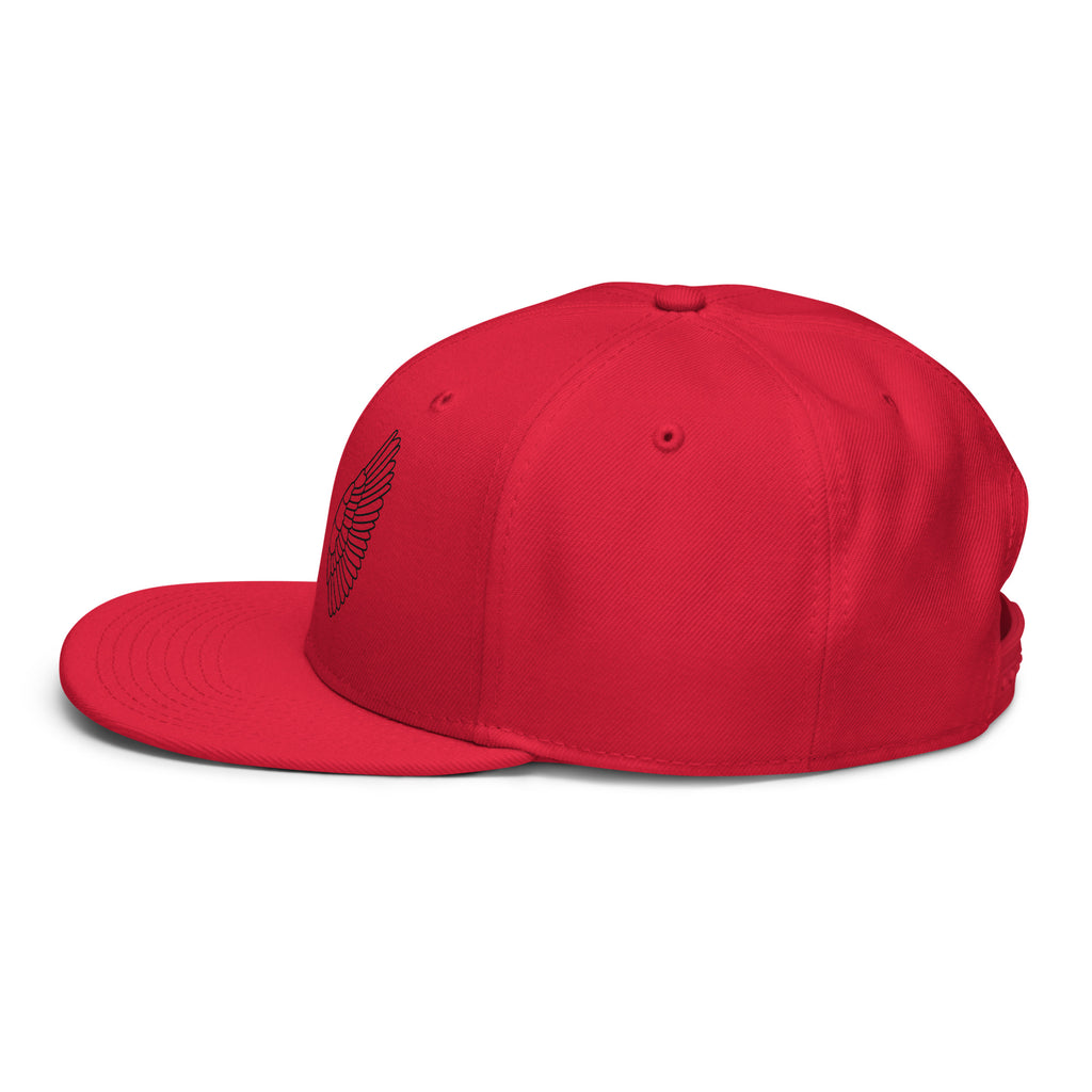 Snapback Cap | Strukturierte 6-Panel Cap Unisex mit flachem Schirm Melivero