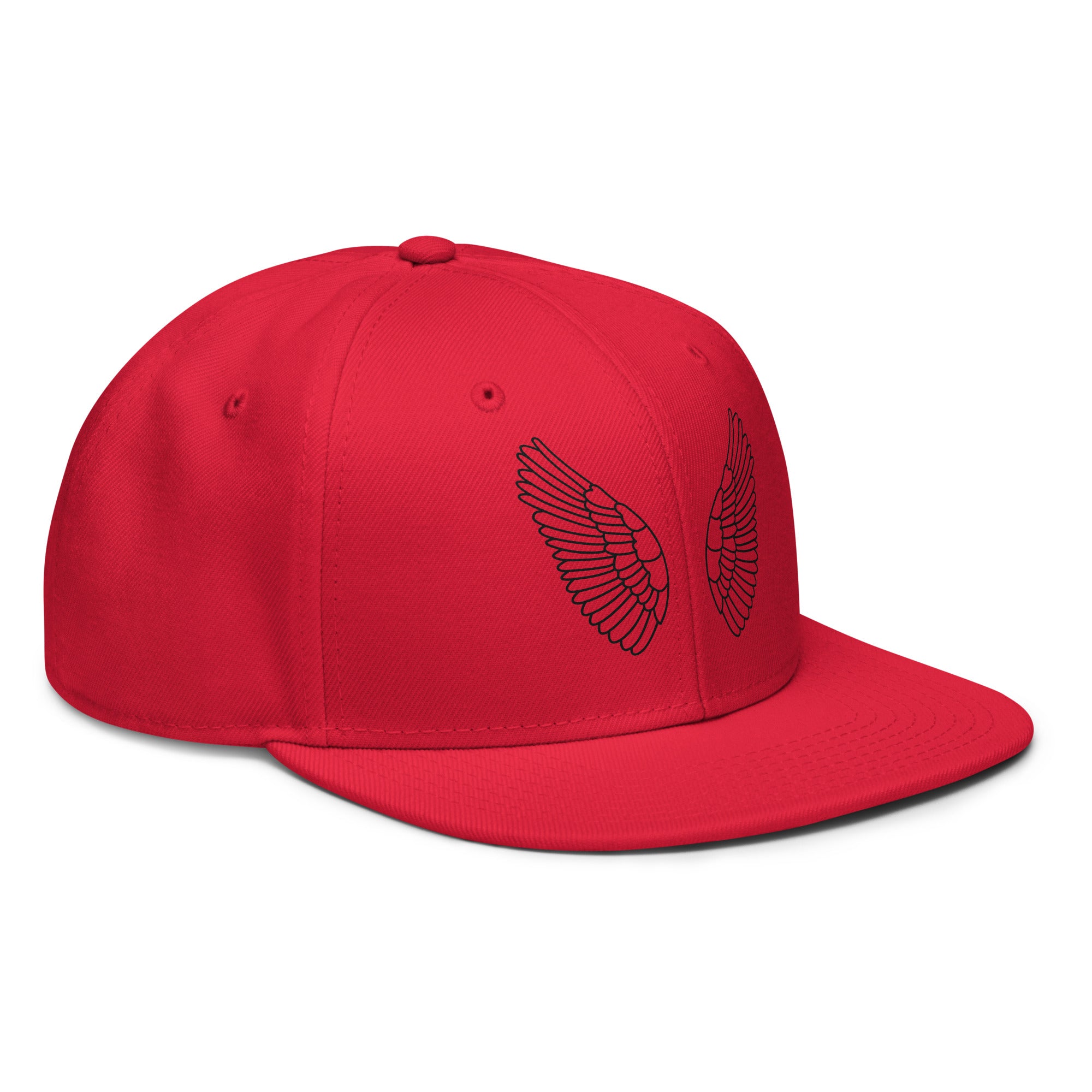 Snapback Cap | Strukturierte 6-Panel Cap Unisex mit flachem Schirm Melivero