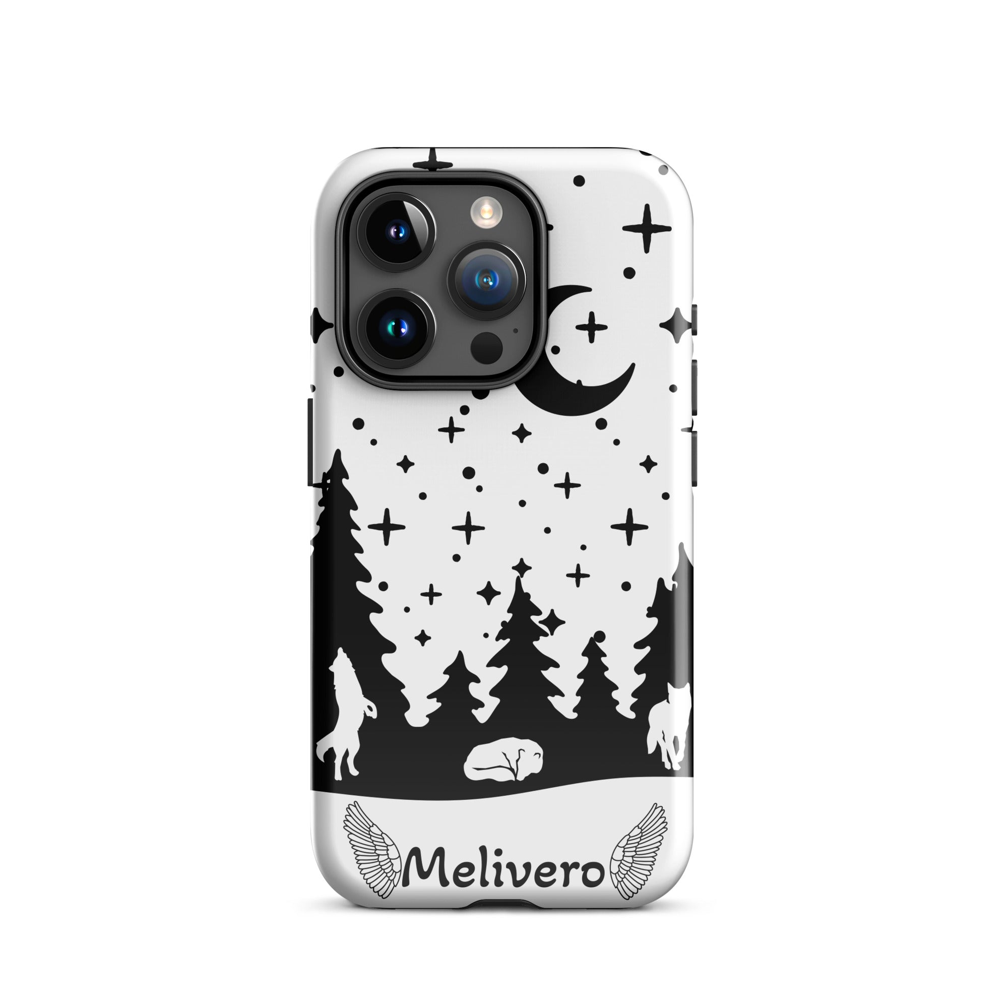 iPhone Hardcase Hülle – 2-lagig PC+TPU, iPhone 11–17 Pro Max | Melivero iPhone 15 Pro Melivero