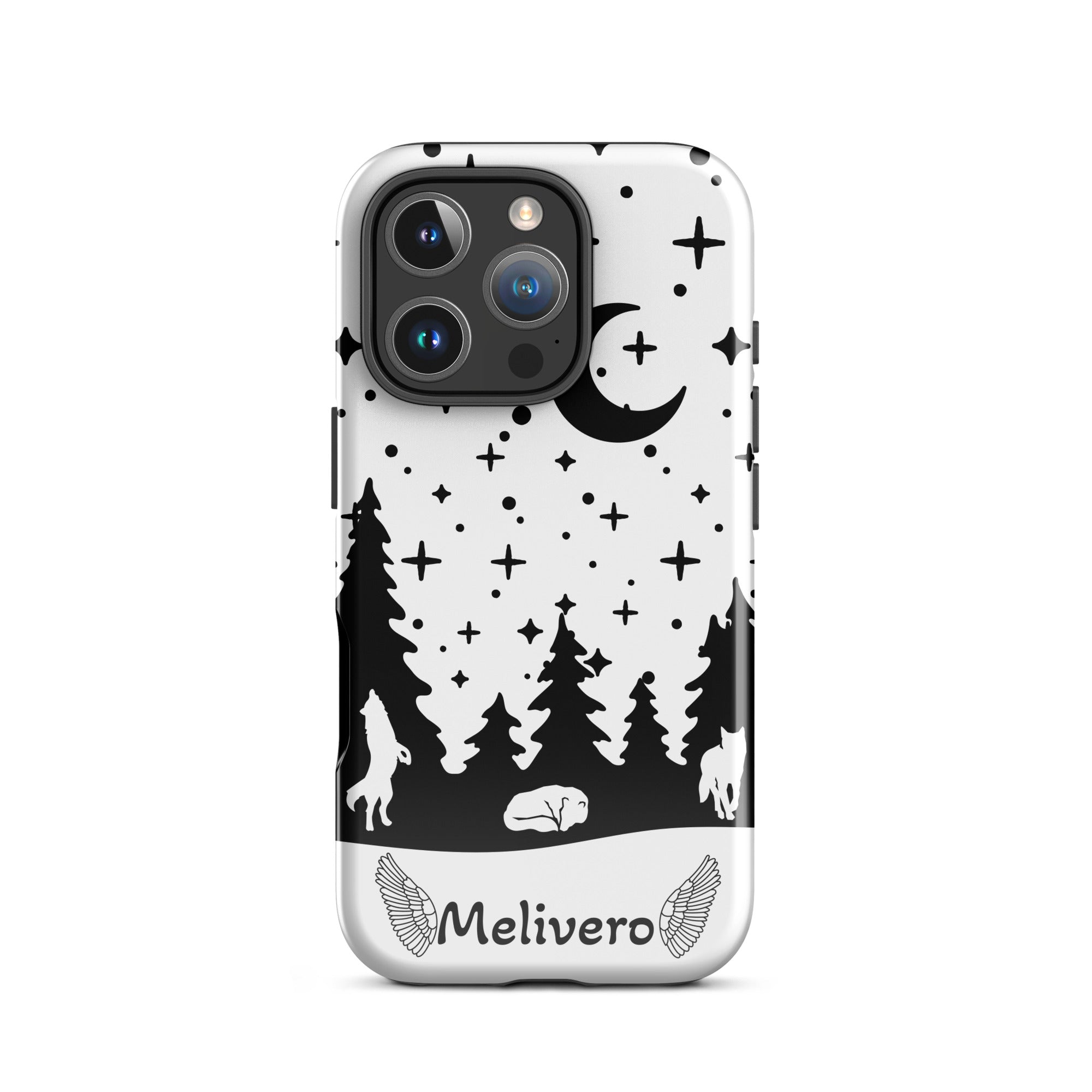 iPhone Hardcase Hülle – 2-lagig PC+TPU, iPhone 11–17 Pro Max | Melivero iPhone 16 Pro Melivero
