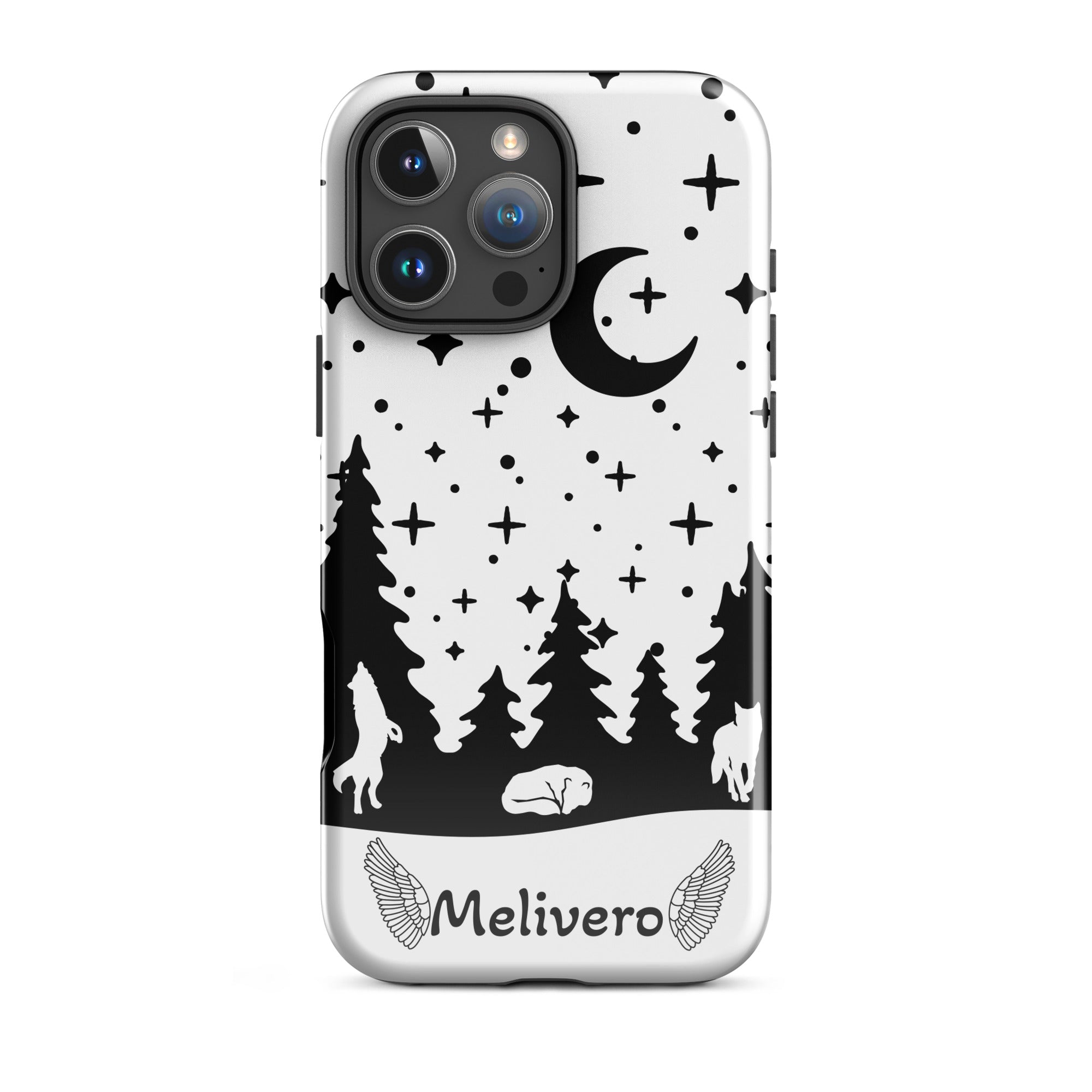 iPhone Hardcase Hülle – 2-lagig PC+TPU, iPhone 11–17 Pro Max | Melivero iPhone 16 Pro Max Melivero