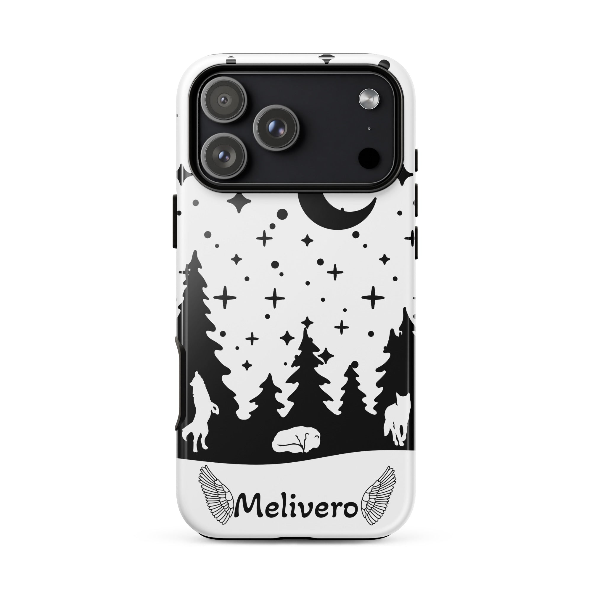 iPhone Hardcase Hülle – 2-lagig PC+TPU, iPhone 11–17 Pro Max | Melivero iPhone 17 Pro Max Melivero