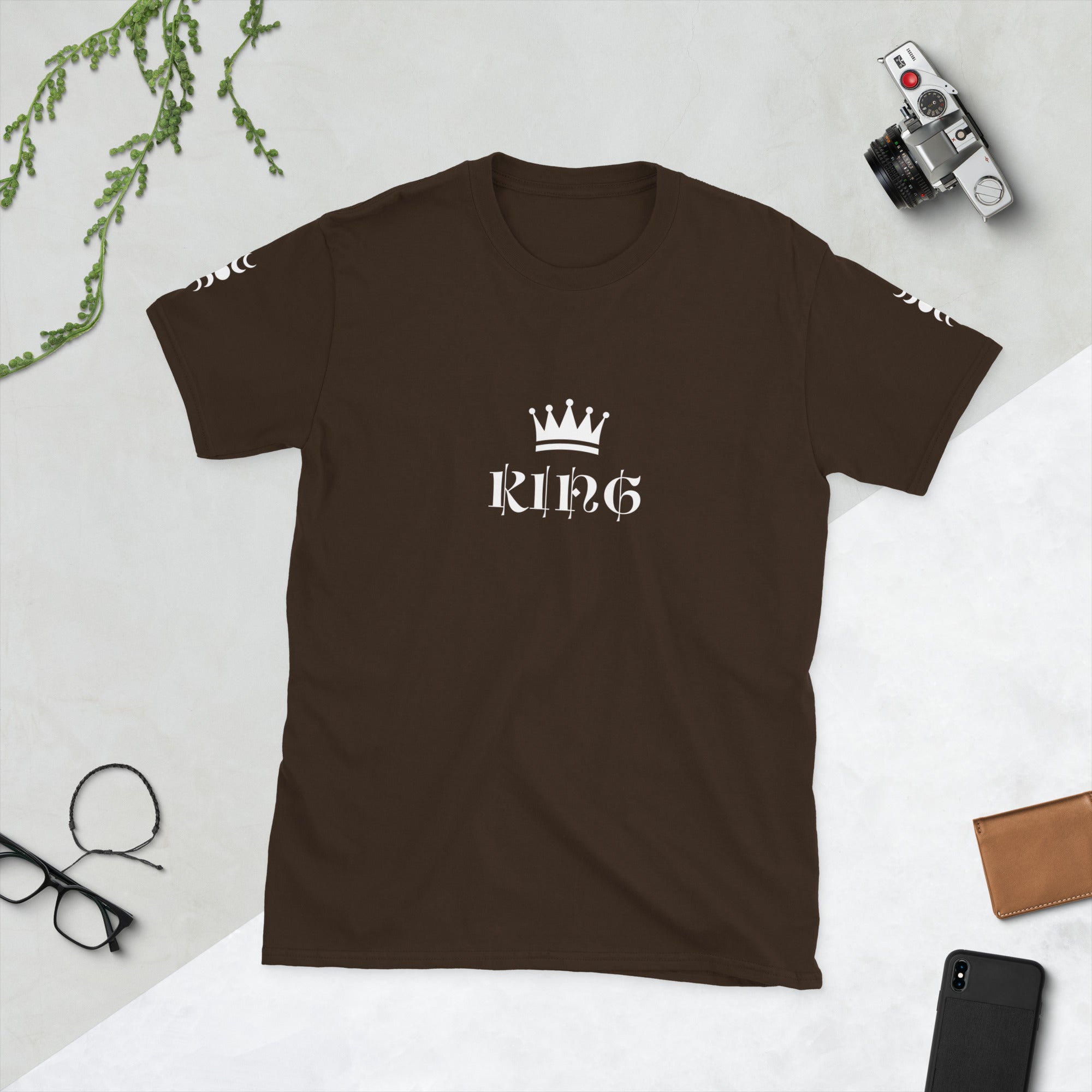 Unisex T-Shirt Baumwolle – Weich, Bequem & 12 Farben | Melivero Dunkle Schokolade Melivero
