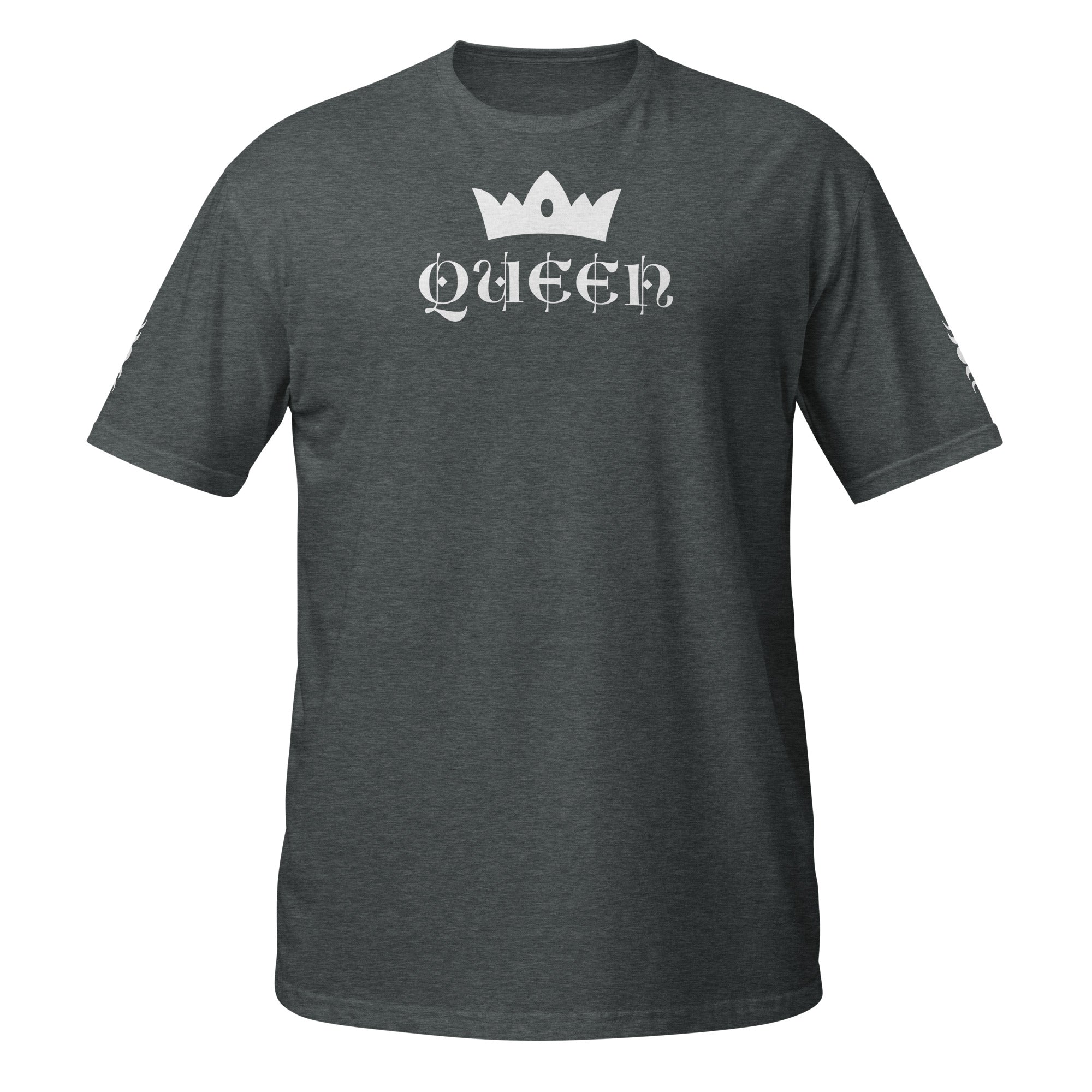 Unisex T-Shirt Baumwolle – 12 Farben, S–3XL | Melivero Dunkles Heather Melivero