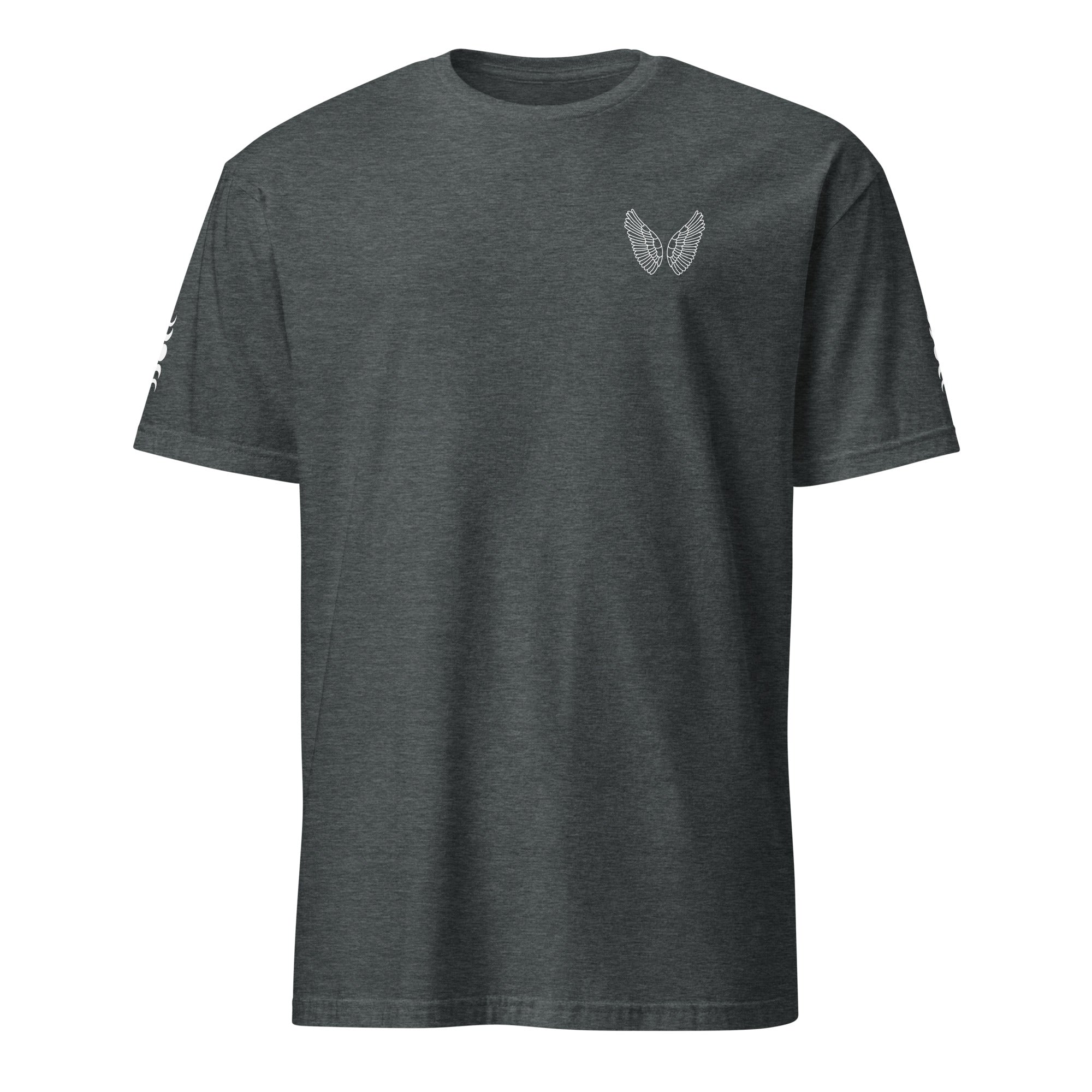 Unisex Softstyle T-Shirt – 6 Farben, S–3XL | Melivero Dunkles Heather Melivero