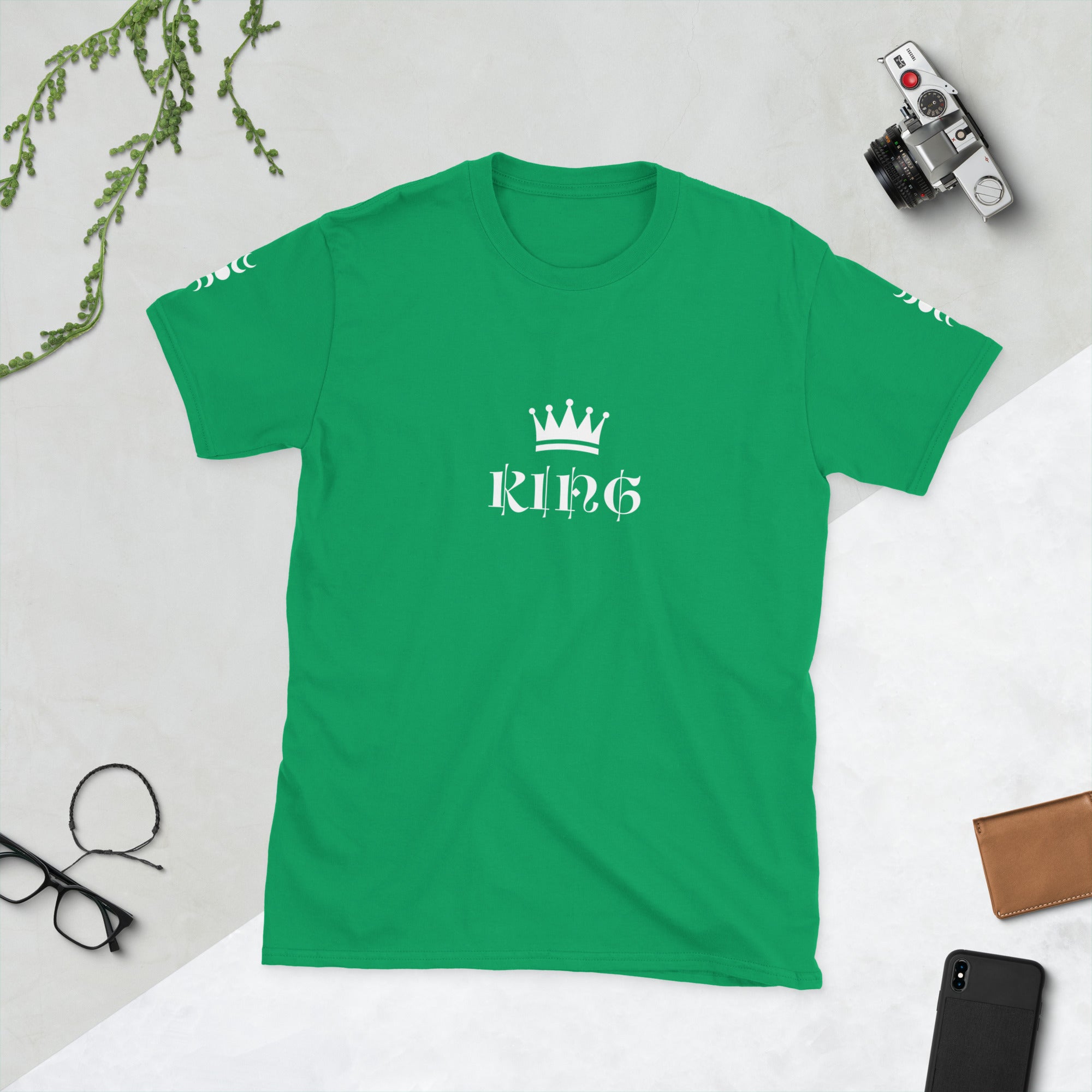 Unisex T-Shirt Baumwolle – Weich, Bequem & 12 Farben | Melivero Irisches Grün Melivero