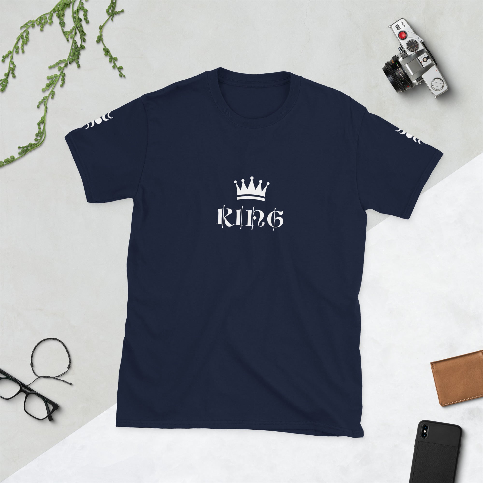 Unisex T-Shirt Baumwolle – Weich, Bequem & 12 Farben | Melivero Navy Melivero