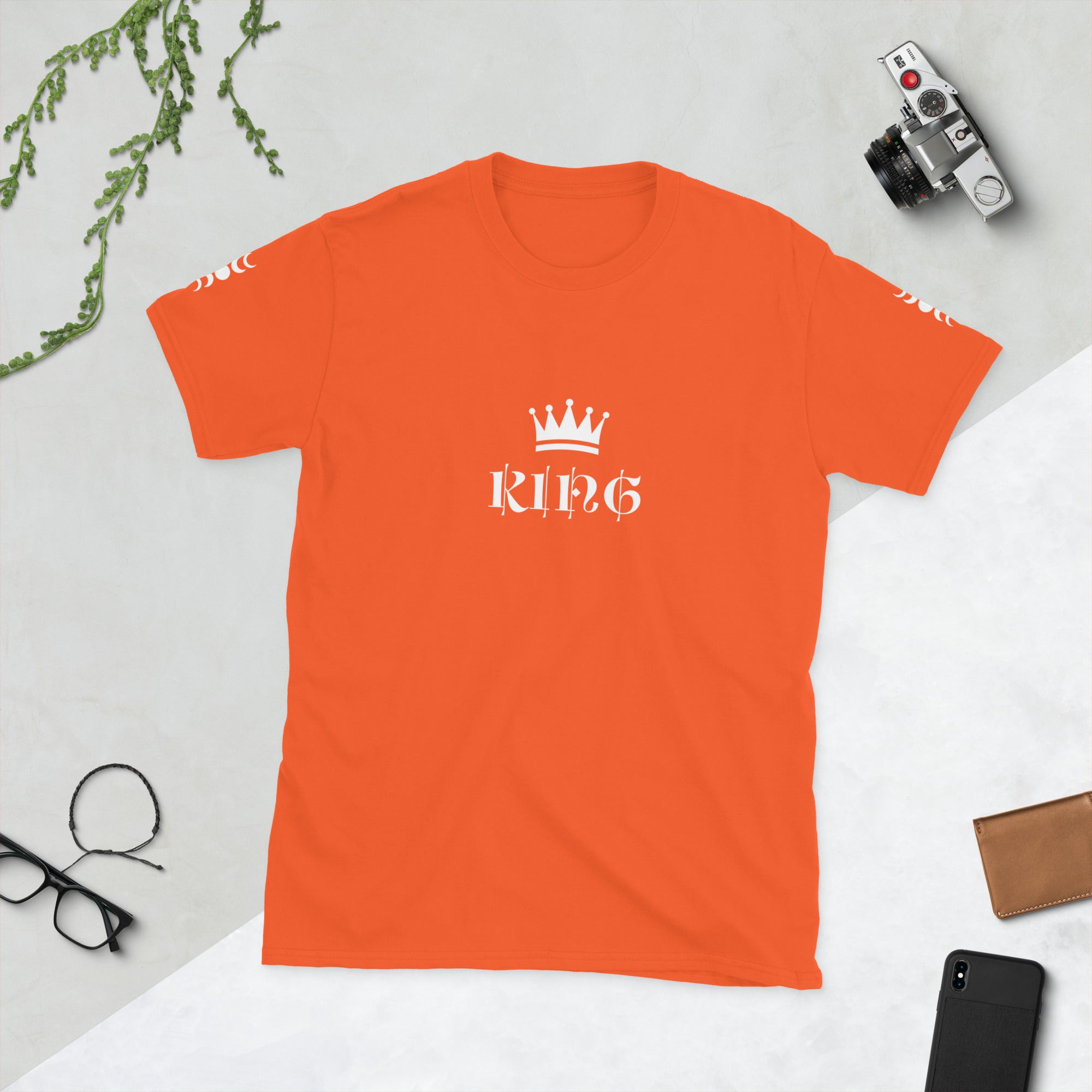 Unisex T-Shirt Baumwolle – Weich, Bequem & 12 Farben | Melivero Orange Melivero