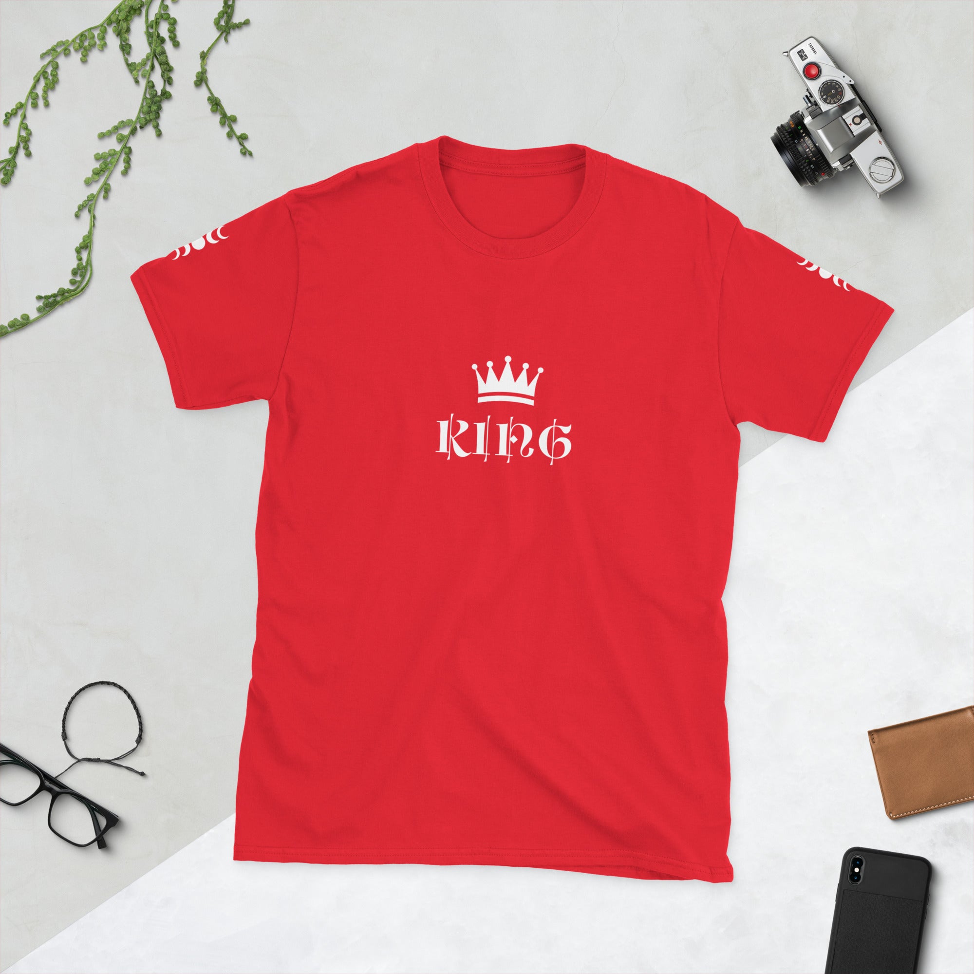 Unisex T-Shirt Baumwolle – Weich, Bequem & 12 Farben | Melivero Rot Melivero