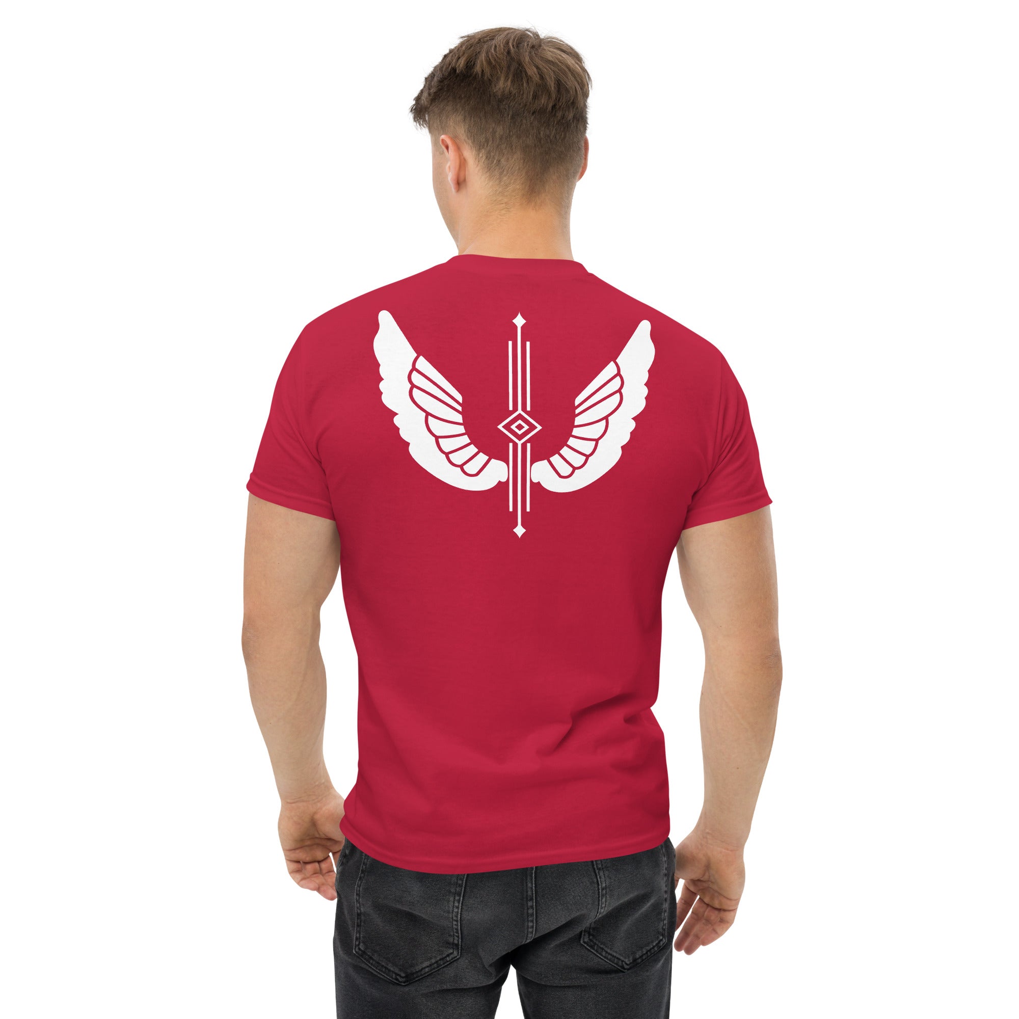 Unisex T-Shirt | 100% Baumwolle in kräftigen Farben S–3XL Kardinal Melivero