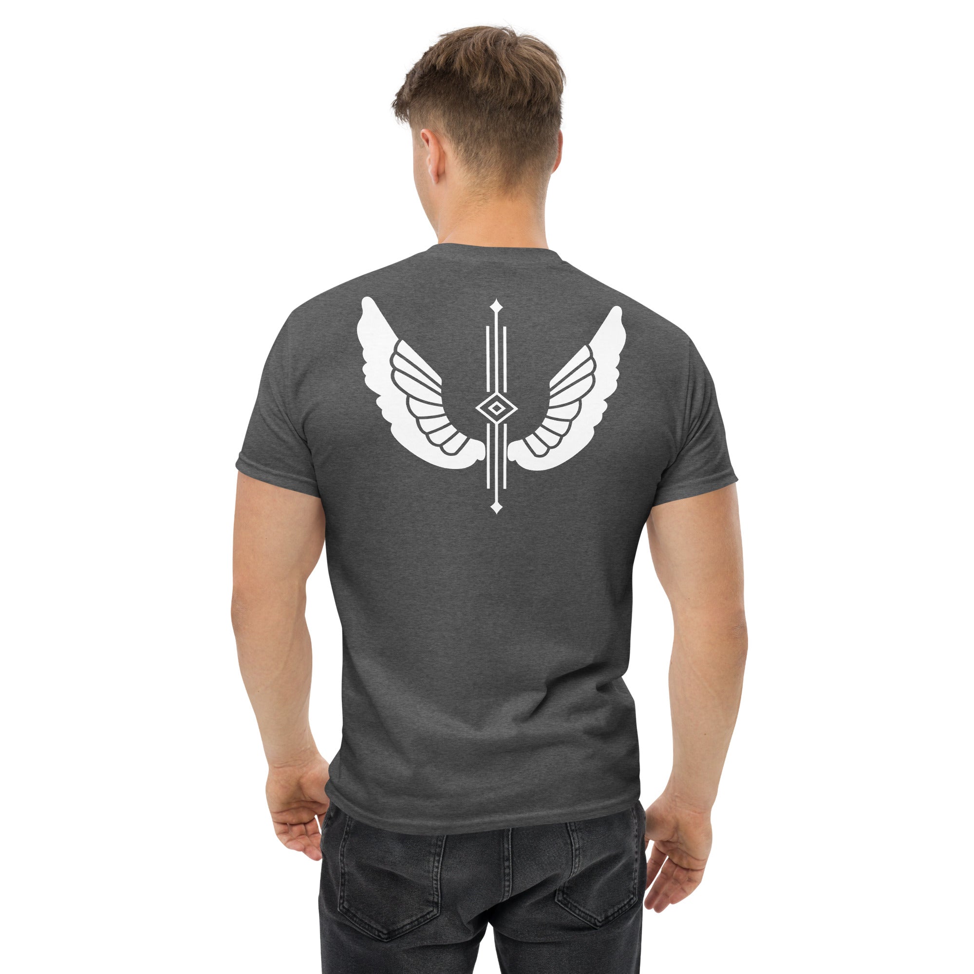 Unisex T-Shirt | 100% Baumwolle in kräftigen Farben S–3XL Dunkles Heather Melivero