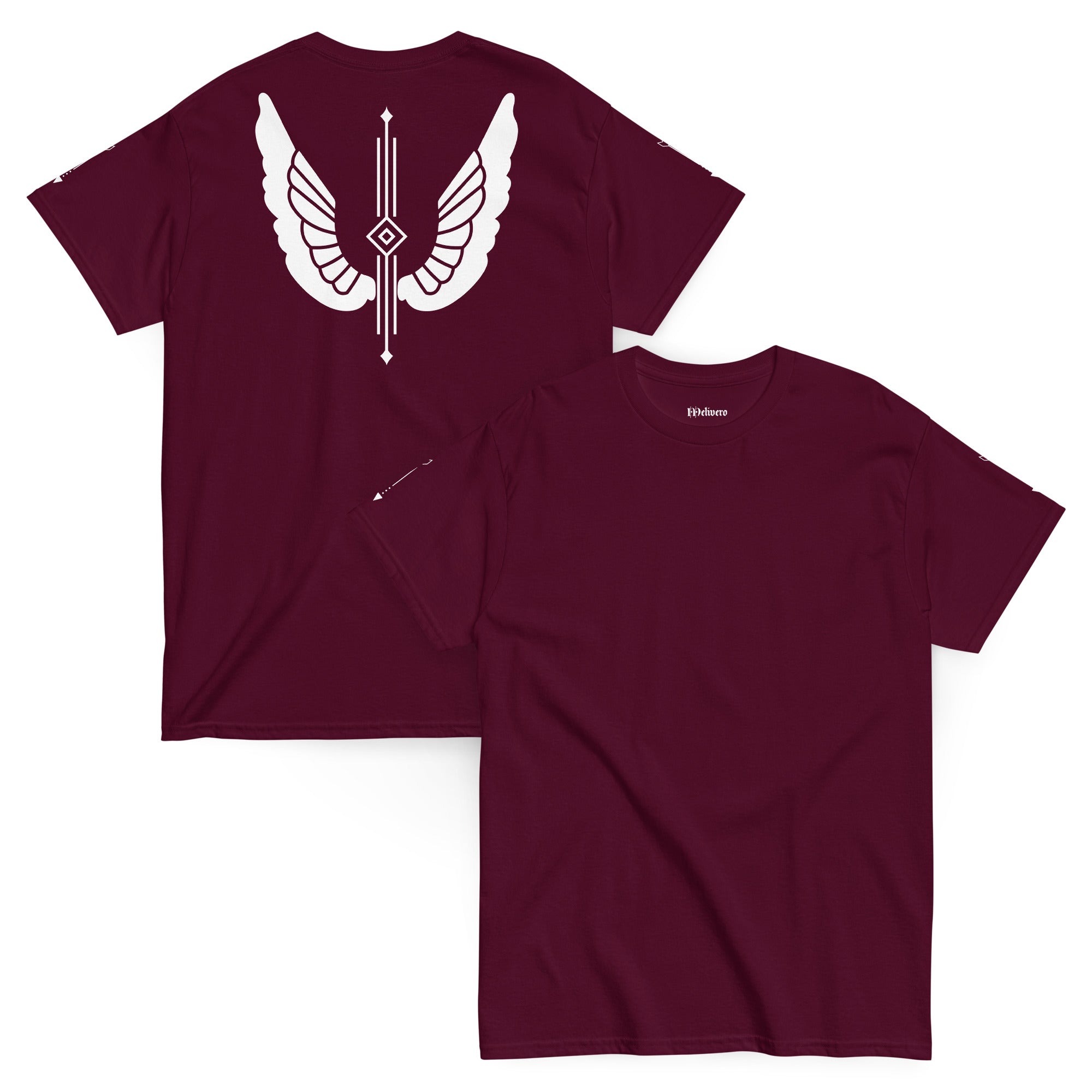Unisex T-Shirt | 100% Baumwolle in satten Dunkeltönen S–2XL Melivero