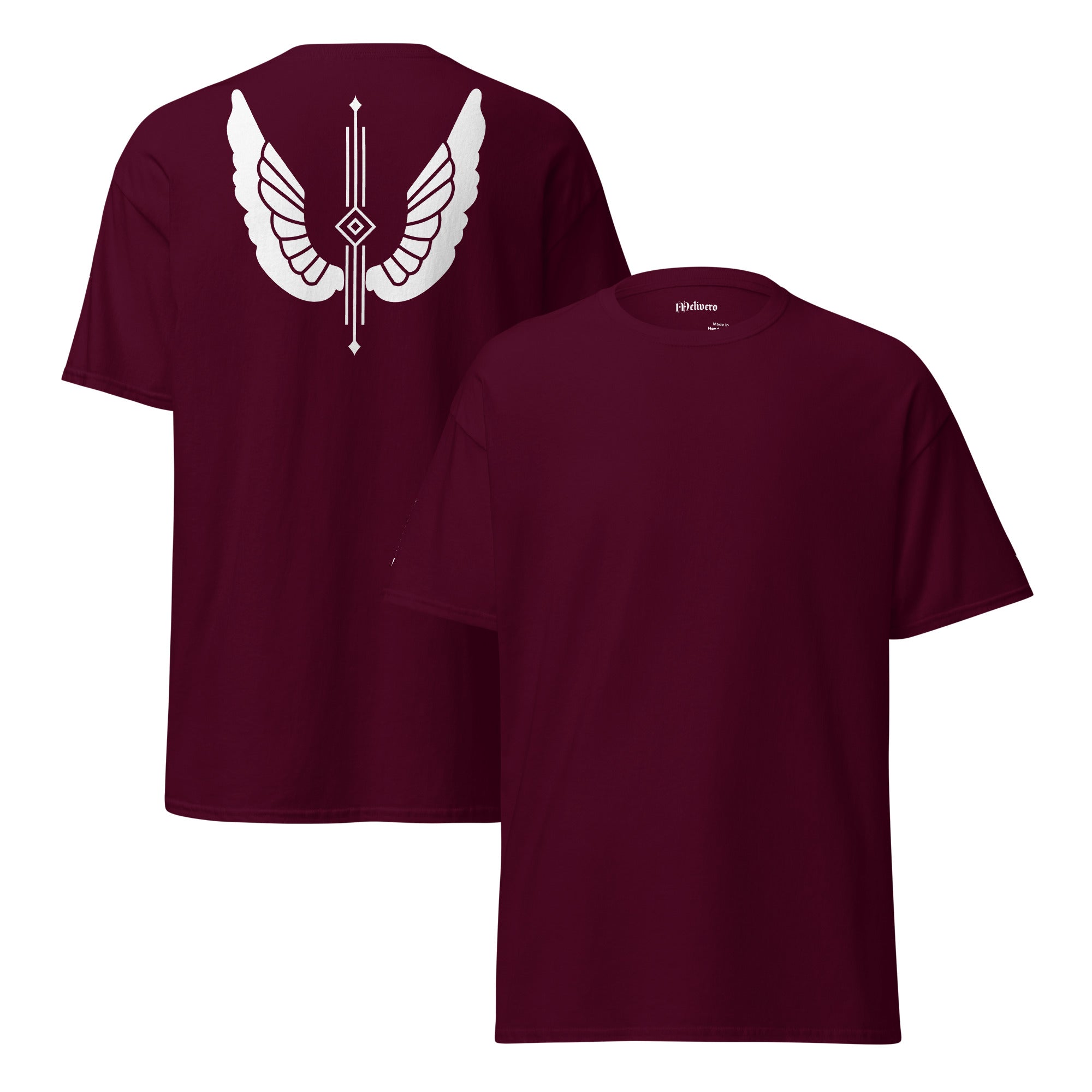 Unisex T-Shirt | 100% Baumwolle in satten Dunkeltönen S–2XL Kastanienbraun Melivero