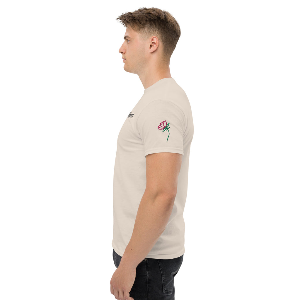Klassisches Unisex T-Shirt – 100% Baumwolle in Sand, Natur & Weiß | Melivero Melivero
