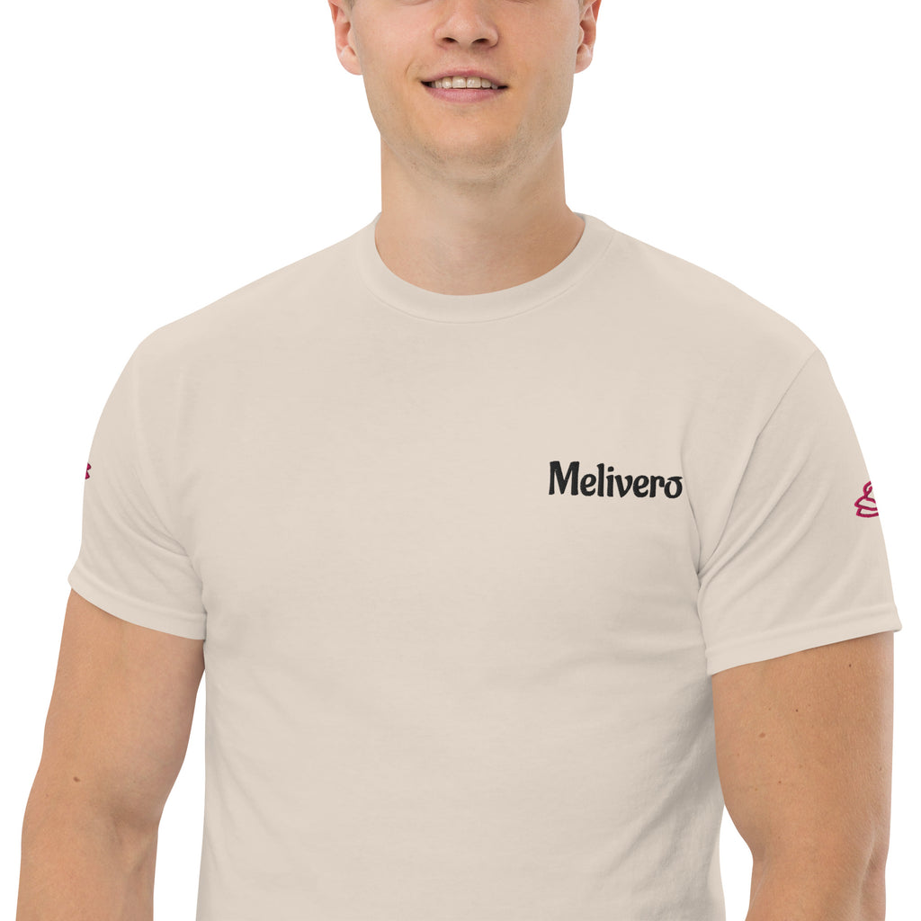 Klassisches Unisex T-Shirt – 100% Baumwolle in Sand, Natur & Weiß | Melivero Melivero