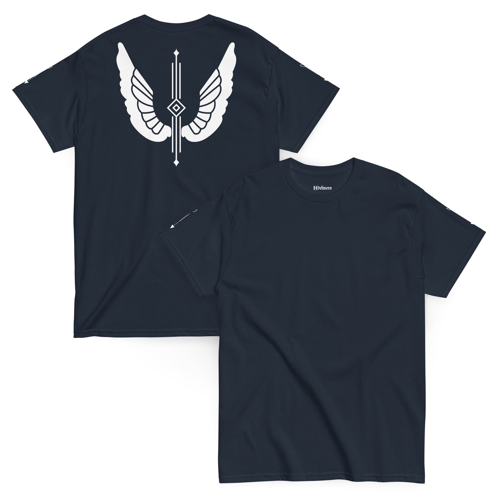 Unisex T-Shirt | 100% Baumwolle in satten Dunkeltönen S–2XL Melivero