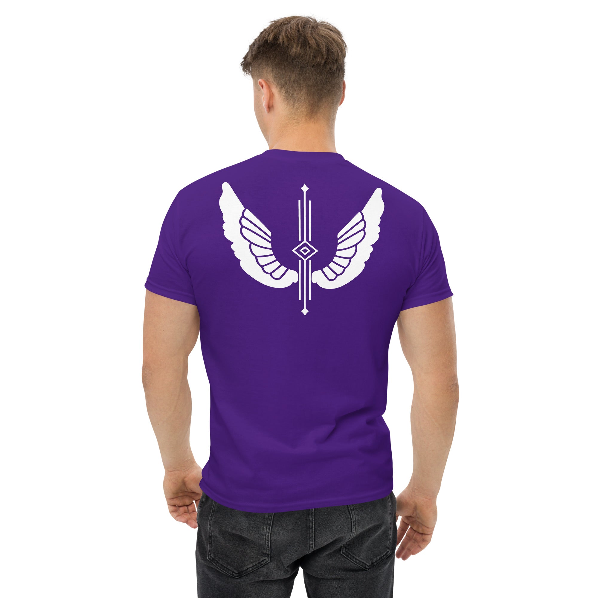 Unisex T-Shirt | 100% Baumwolle in kräftigen Farben S–3XL Lila Melivero