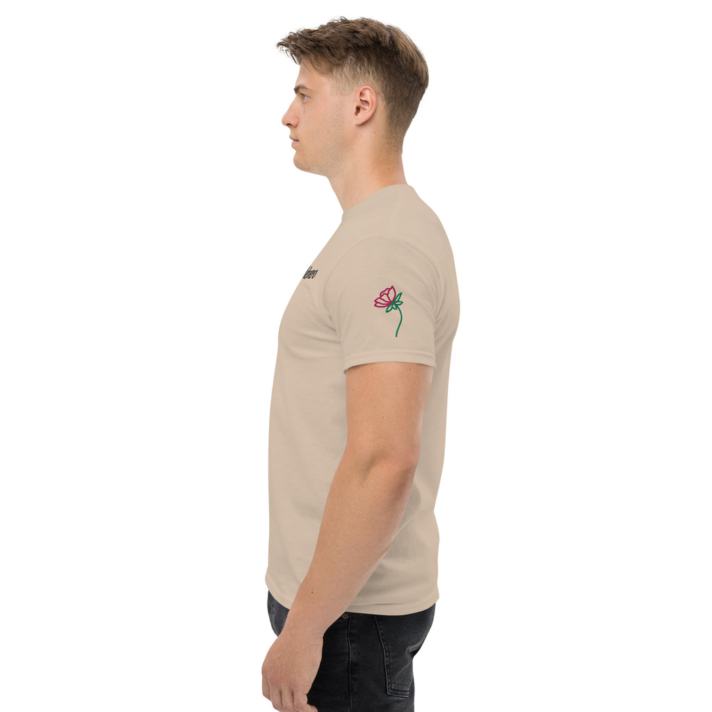 Klassisches Unisex T-Shirt – 100% Baumwolle in Sand, Natur & Weiß | Melivero Melivero
