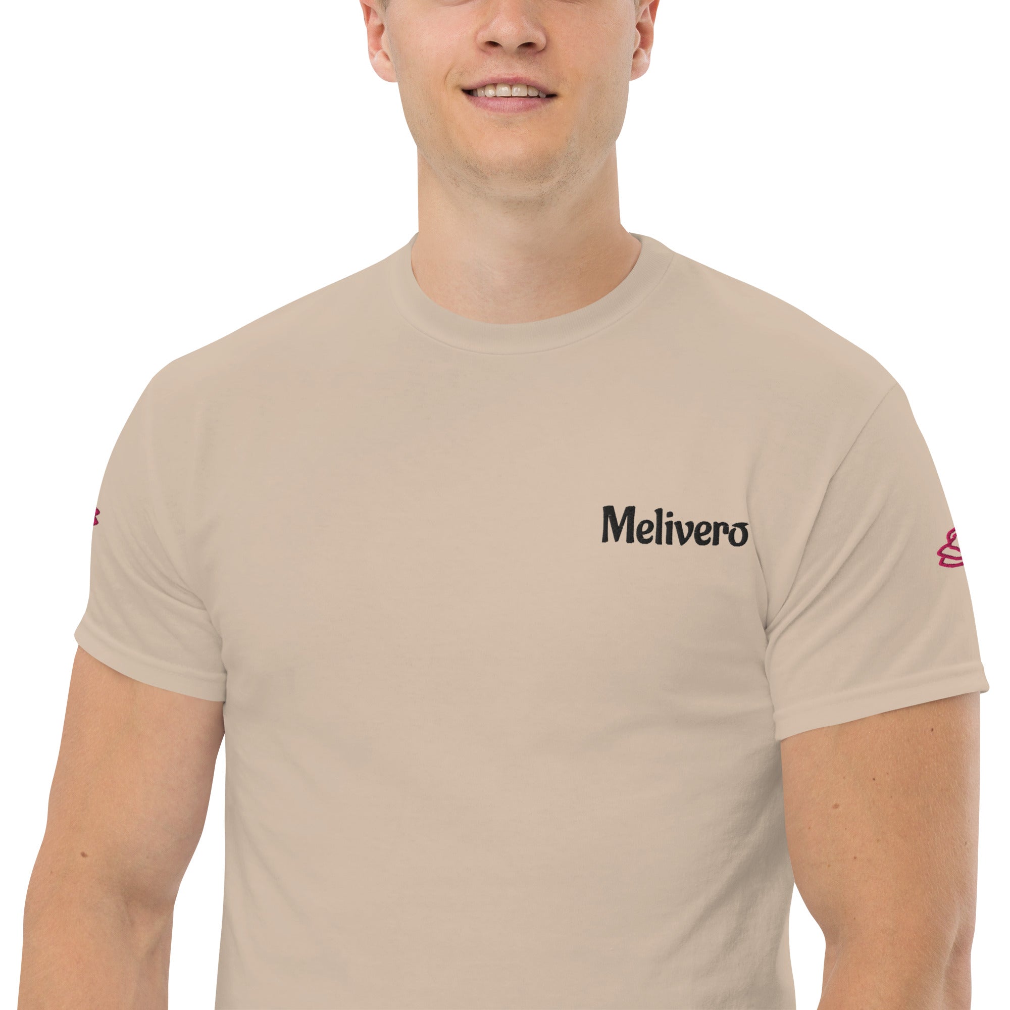 Klassisches Unisex T-Shirt – 100% Baumwolle in Sand, Natur & Weiß | Melivero Melivero