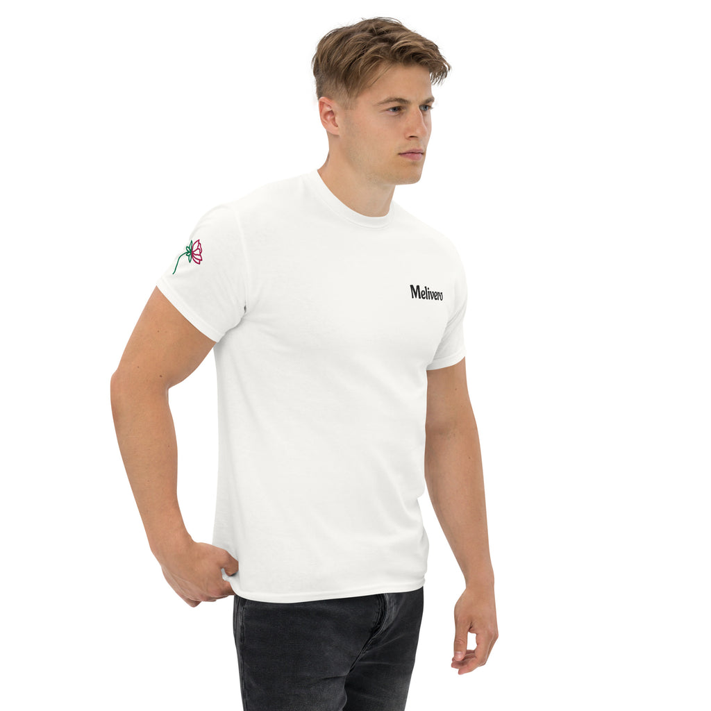 Klassisches Unisex T-Shirt – 100% Baumwolle in Sand, Natur & Weiß | Melivero Melivero