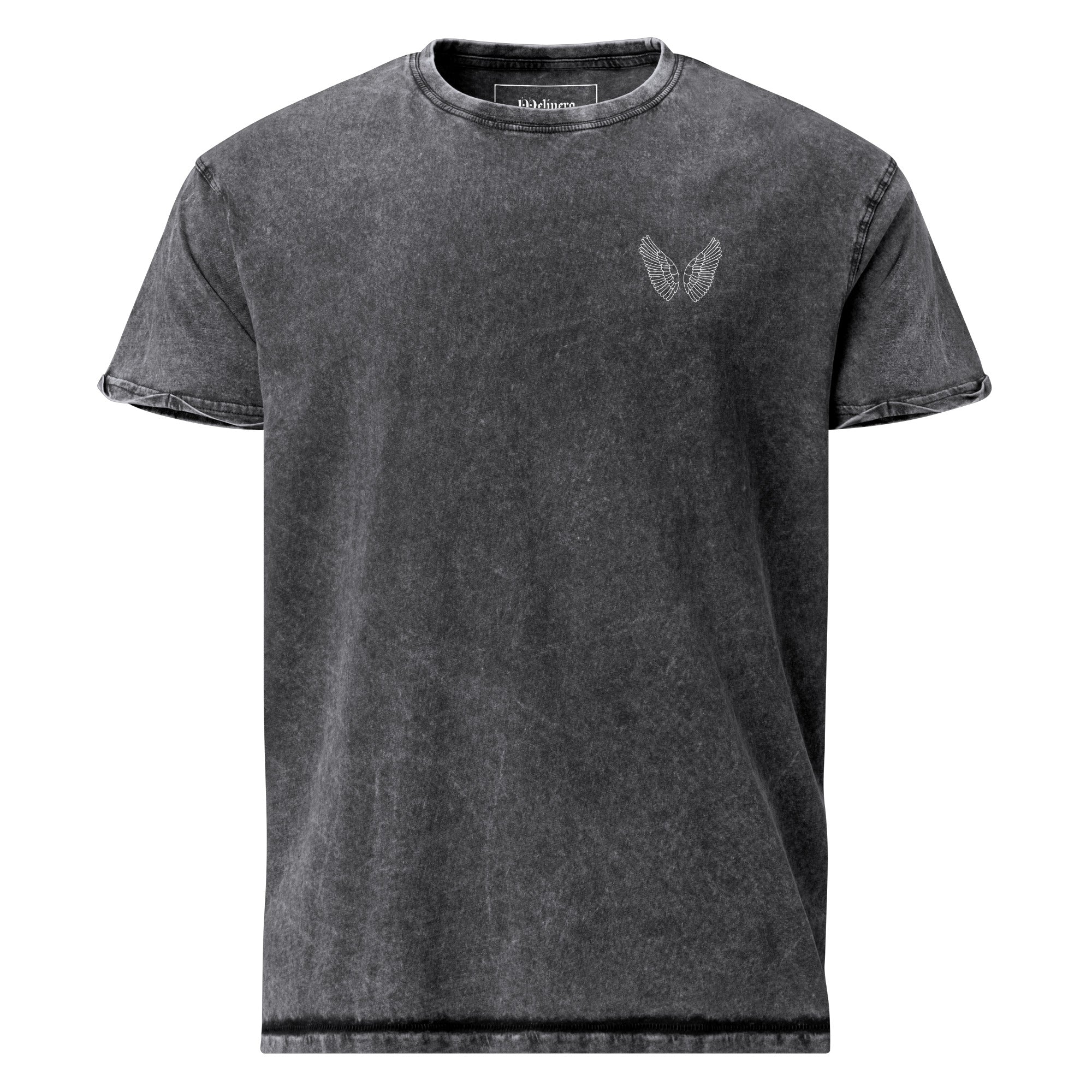 Unisex Denim T-Shirt Schwarz – 100% Baumwolle | Melivero Melivero