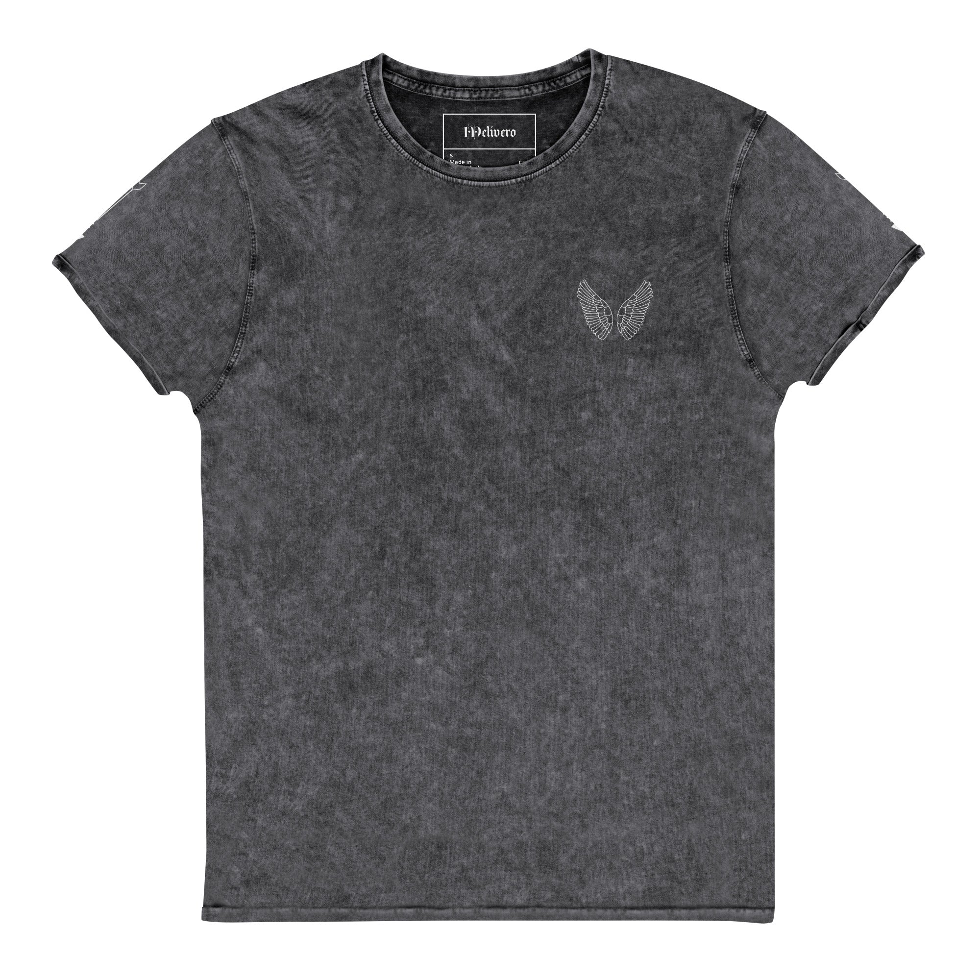 Schwarzes Denim T-Shirt Unisex | 100% Baumwolle Streetwear S–2XL Melivero