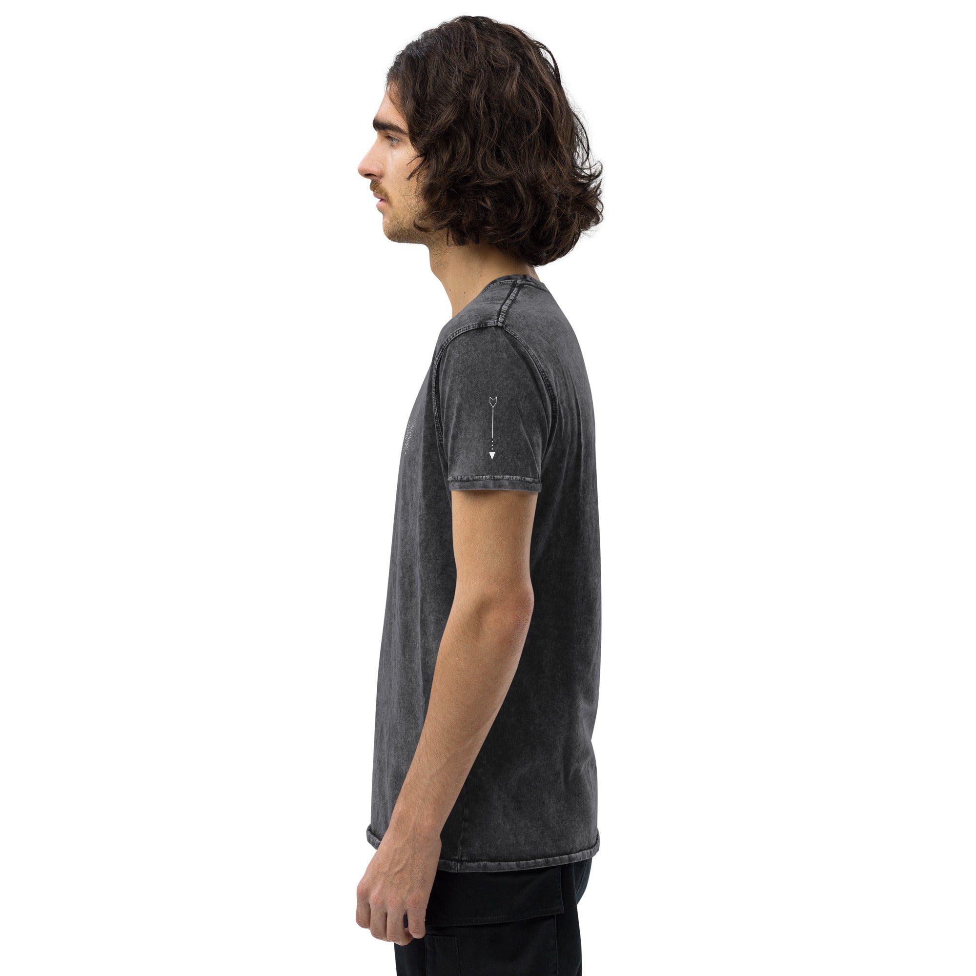 Schwarzes Denim T-Shirt Unisex | 100% Baumwolle Streetwear S–2XL Melivero