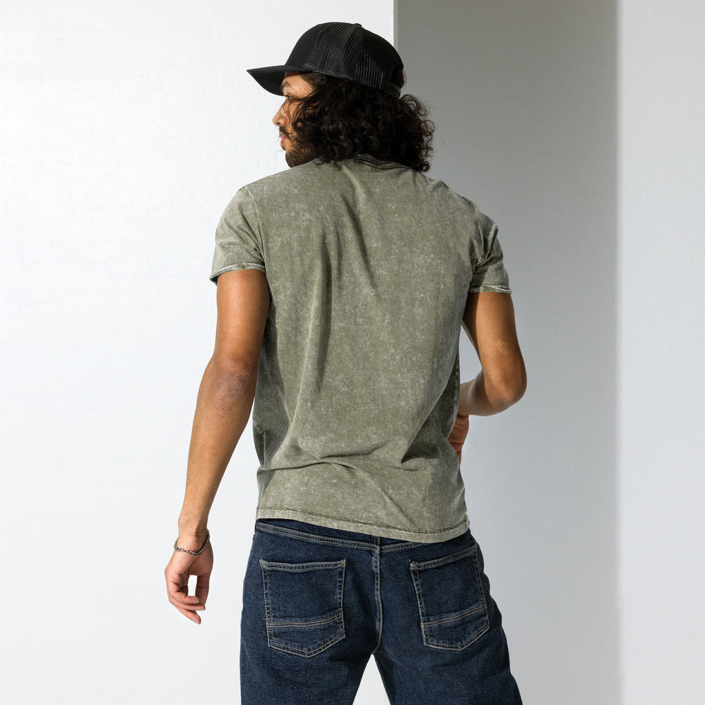 Denim T-Shirt Unisex | 100% Baumwolle Garnet Red, Army Green & Denim Blue S–2XL Melivero