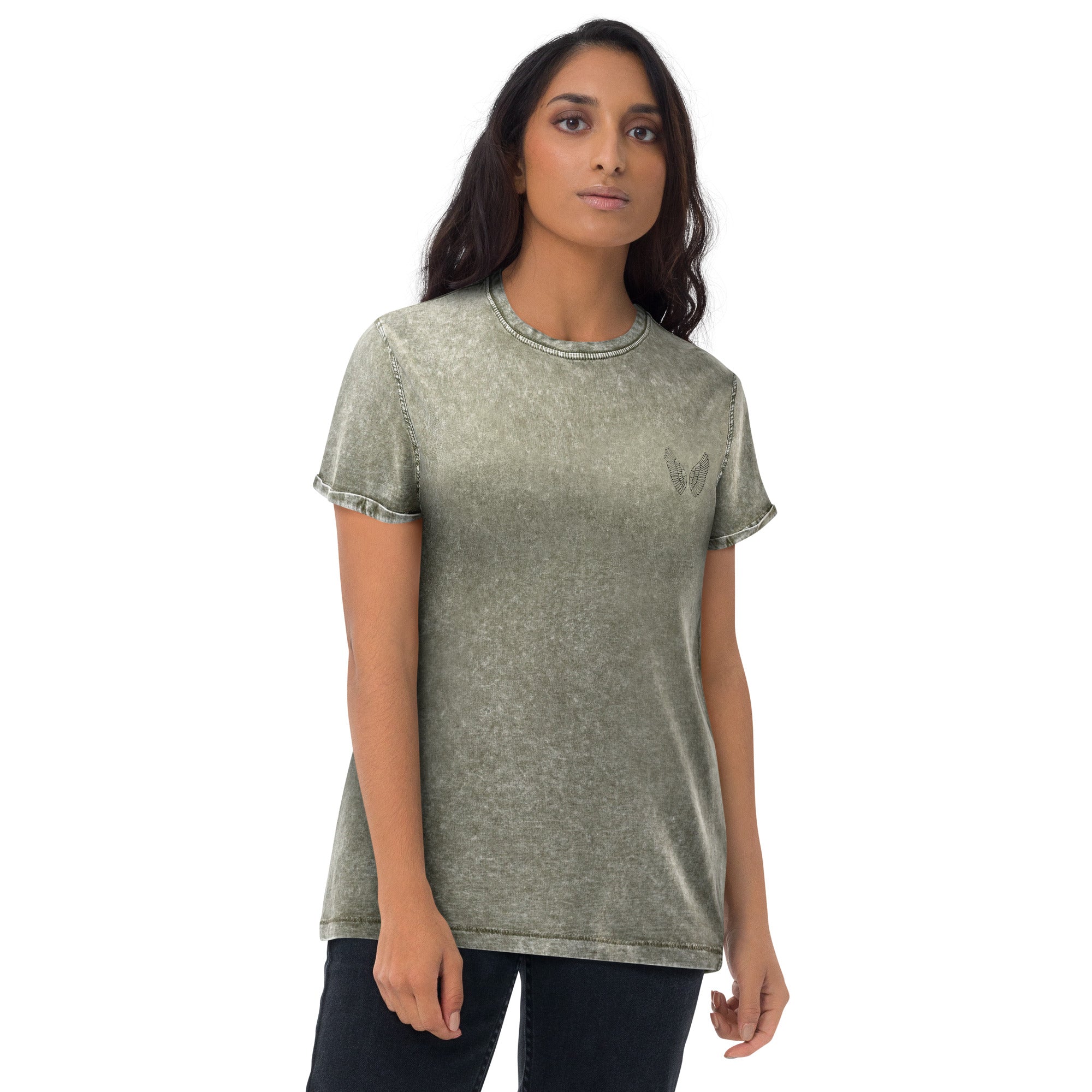 Denim T-Shirt Unisex | 100% Baumwolle Garnet Red, Army Green & Denim Blue S–2XL Melivero