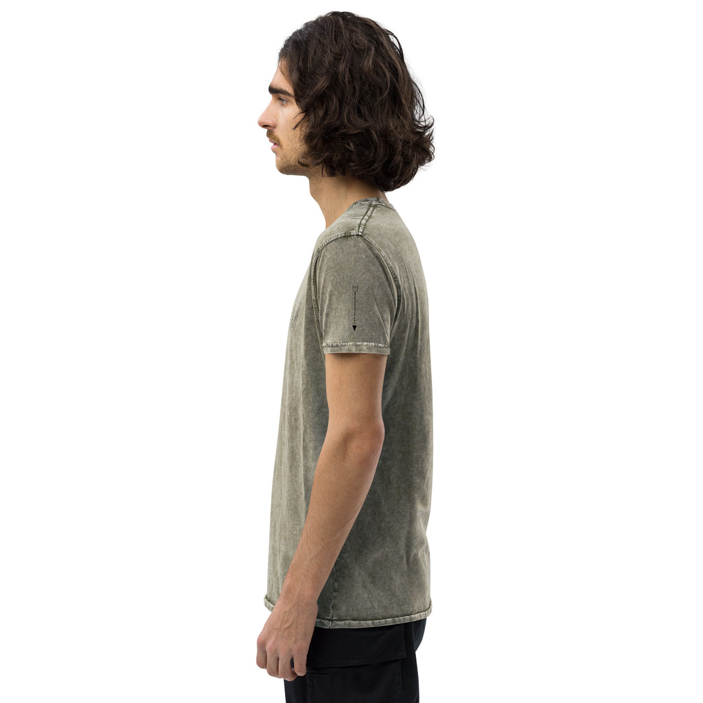 Denim T-Shirt Unisex | 100% Baumwolle Garnet Red, Army Green & Denim Blue S–2XL Melivero