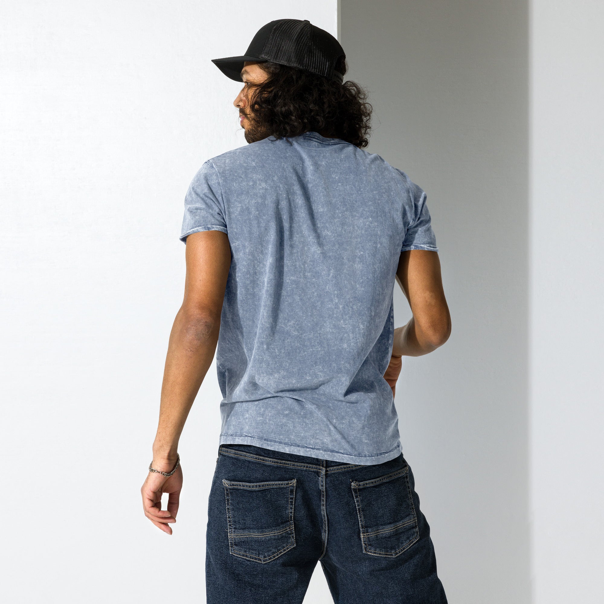 Denim T-Shirt Unisex | 100% Baumwolle Garnet Red, Army Green & Denim Blue S–2XL Melivero