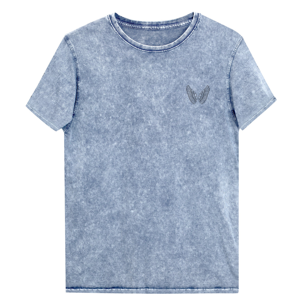 Denim T-Shirt Unisex | 100% Baumwolle Garnet Red, Army Green & Denim Blue S–2XL Melivero