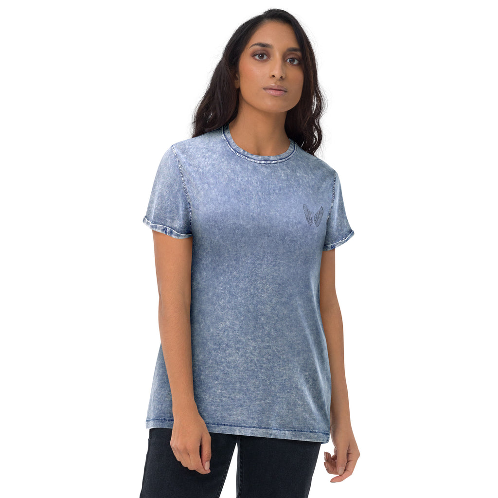 Denim T-Shirt Unisex | 100% Baumwolle Garnet Red, Army Green & Denim Blue S–2XL Melivero