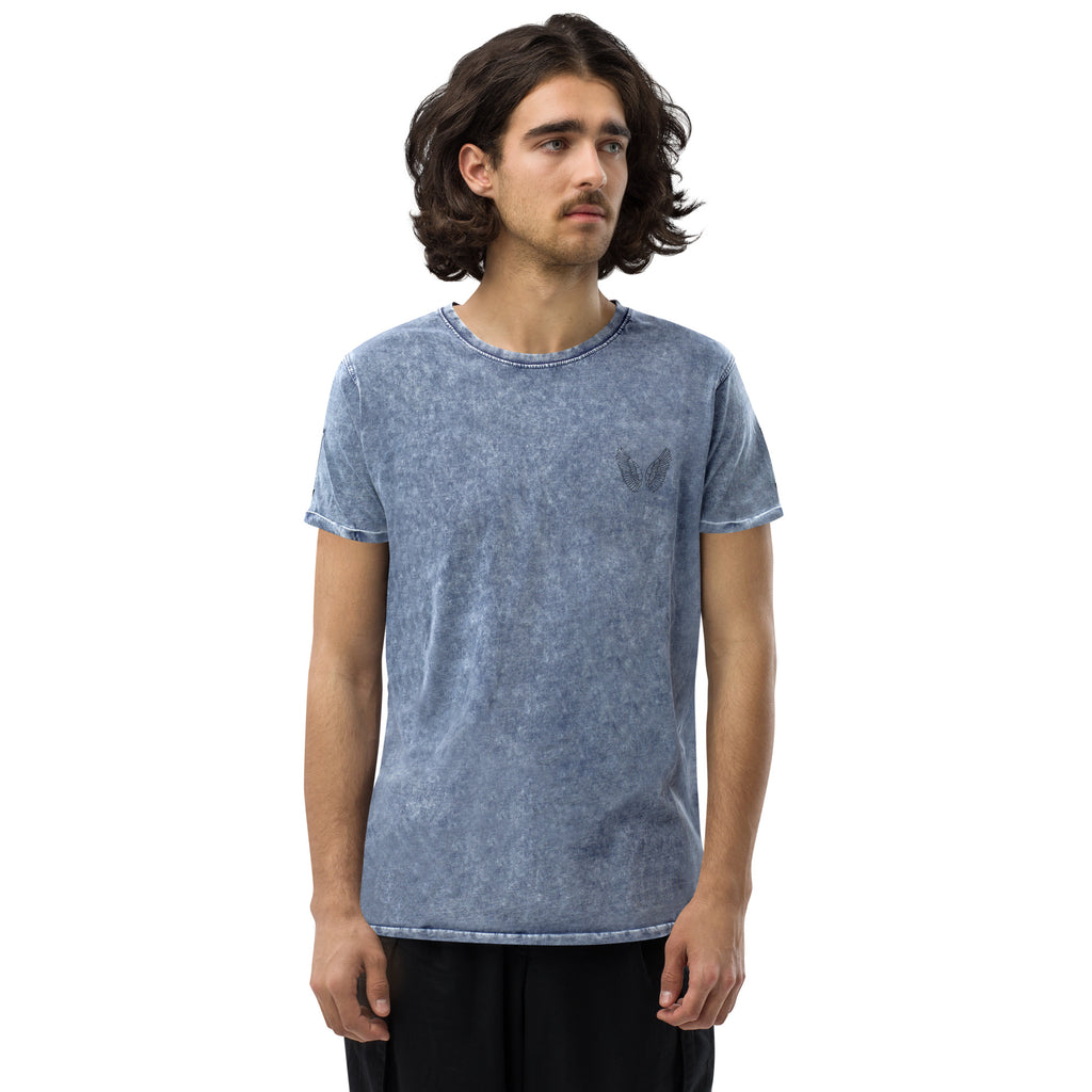 Denim T-Shirt Unisex | 100% Baumwolle Garnet Red, Army Green & Denim Blue S–2XL Melivero