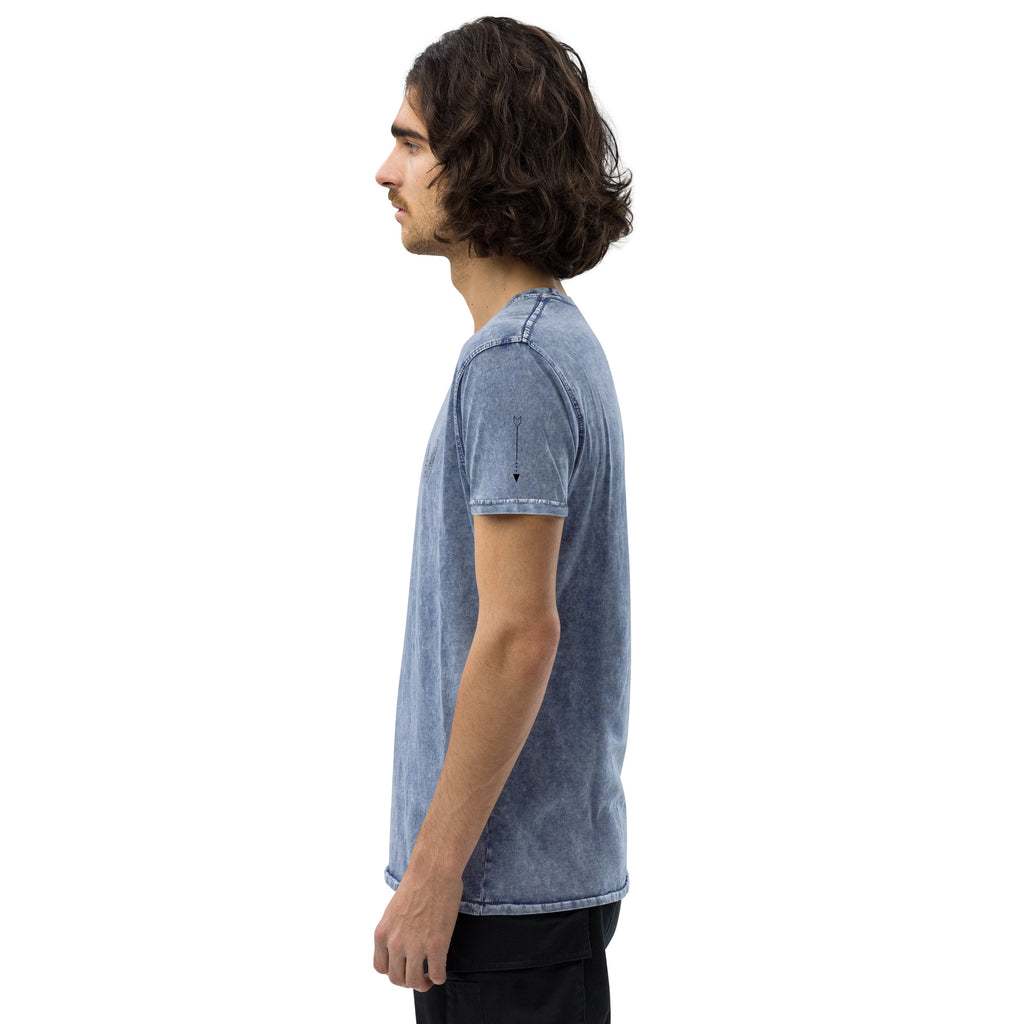 Denim T-Shirt Unisex | 100% Baumwolle Garnet Red, Army Green & Denim Blue S–2XL Melivero