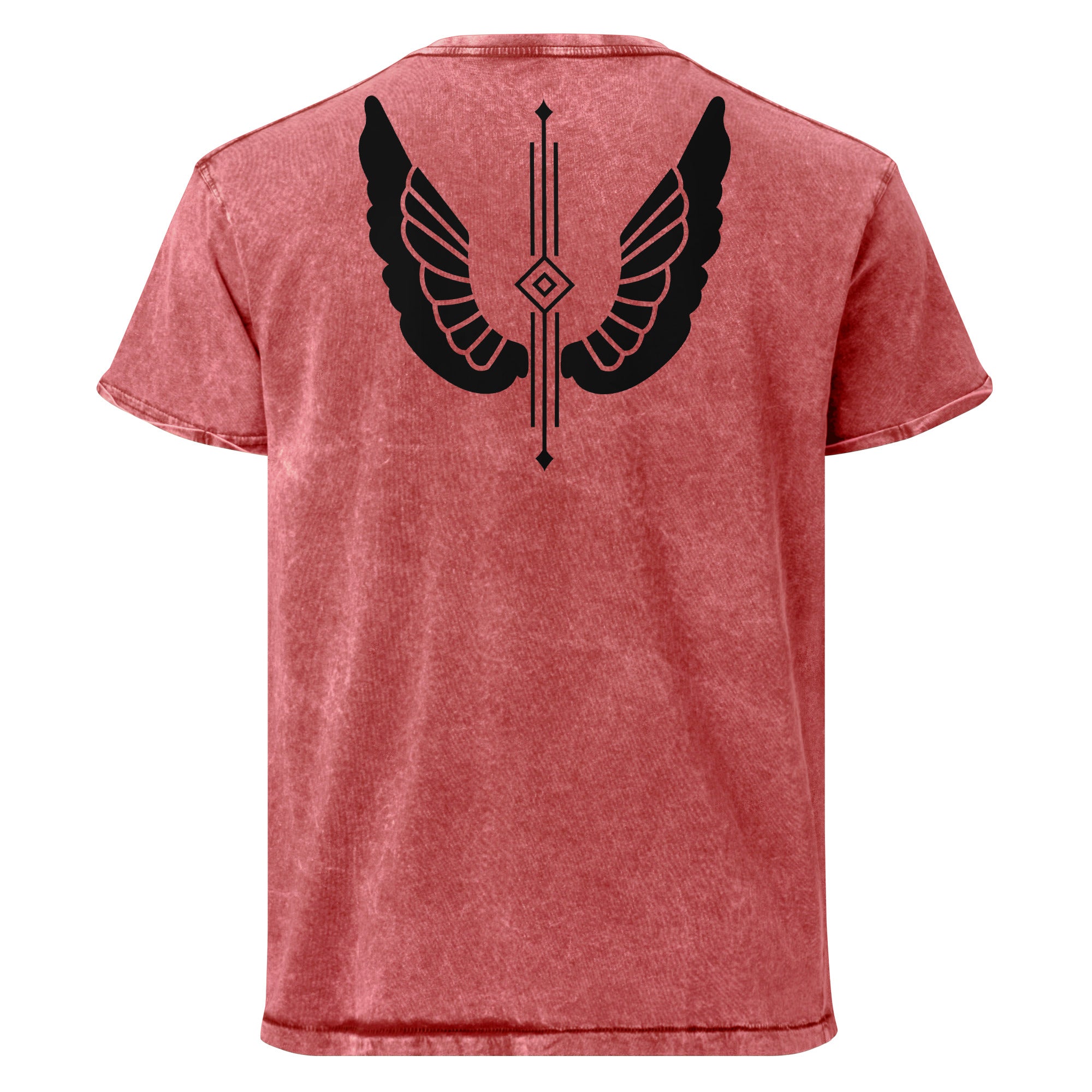 Unisex Denim T-Shirt – Garnet Red, Army Green & Denim Blue | Melivero Melivero