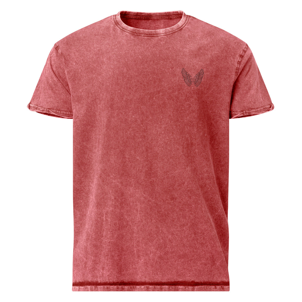 Denim T-Shirt Unisex | 100% Baumwolle Garnet Red, Army Green & Denim Blue S–2XL Garnet Red Melivero