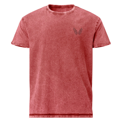 Denim T-Shirt Unisex | 100% Baumwolle Garnet Red, Army Green & Denim Blue S–2XL Garnet Red Melivero