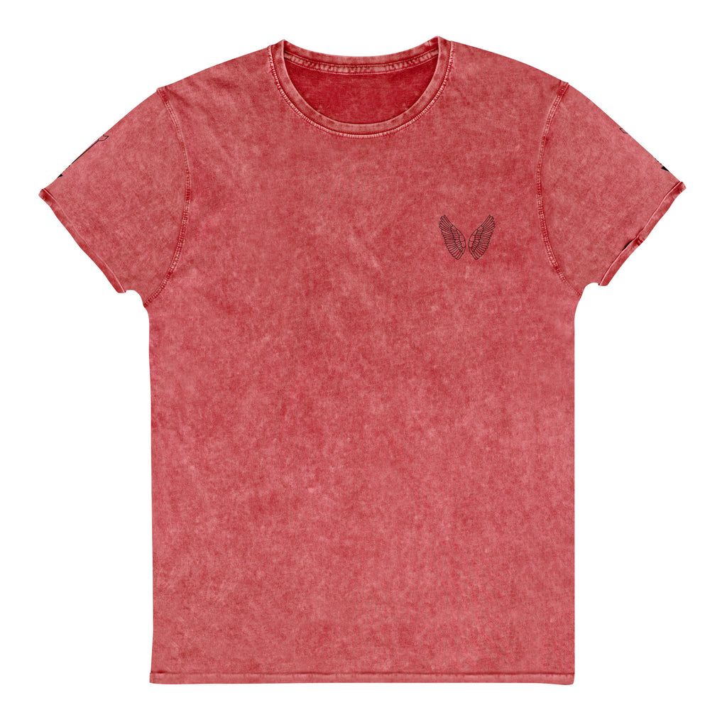 Denim T-Shirt Unisex | 100% Baumwolle Garnet Red, Army Green & Denim Blue S–2XL Melivero