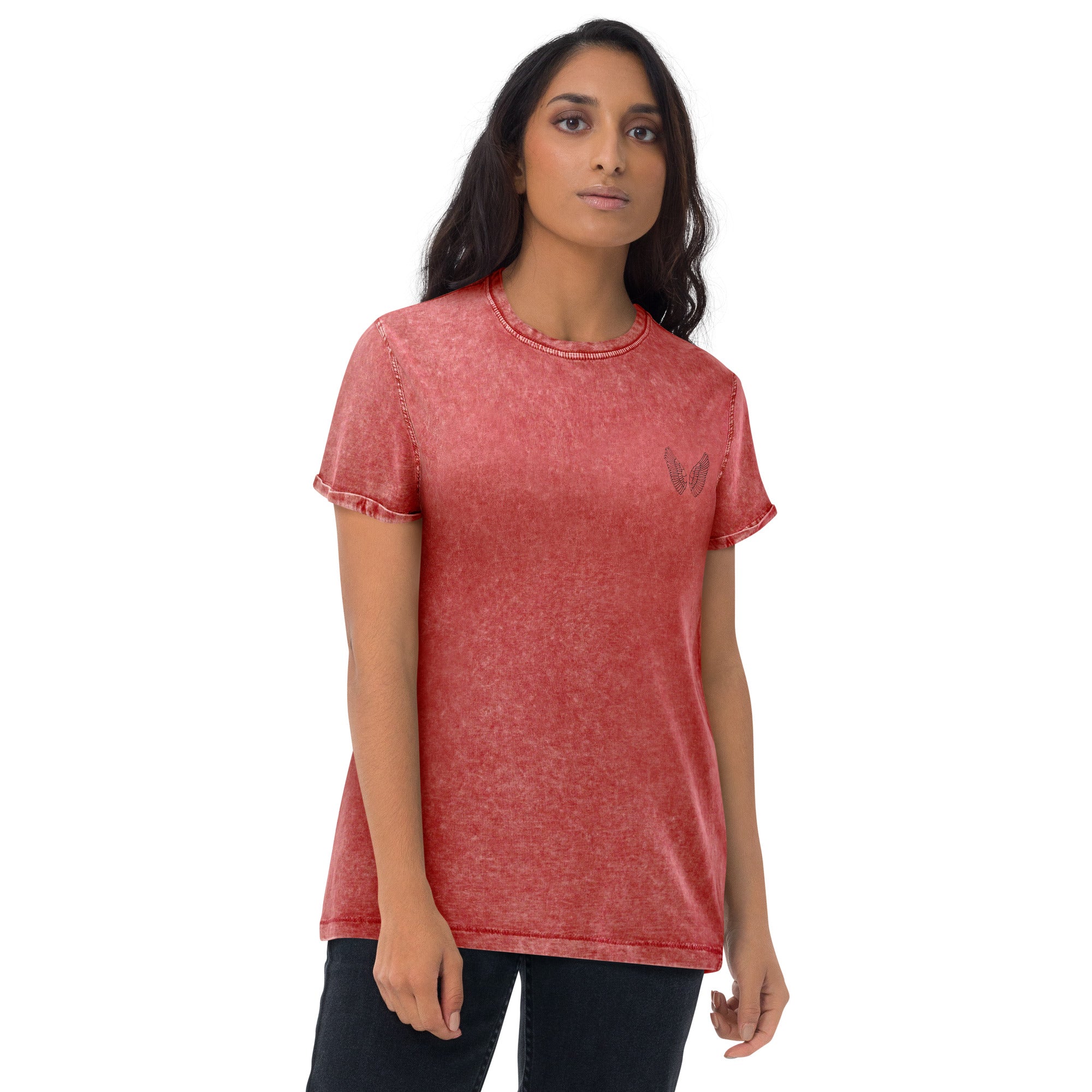 Denim T-Shirt Unisex | 100% Baumwolle Garnet Red, Army Green & Denim Blue S–2XL Melivero