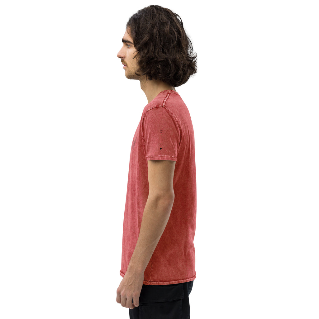 Denim T-Shirt Unisex | 100% Baumwolle Garnet Red, Army Green & Denim Blue S–2XL Melivero