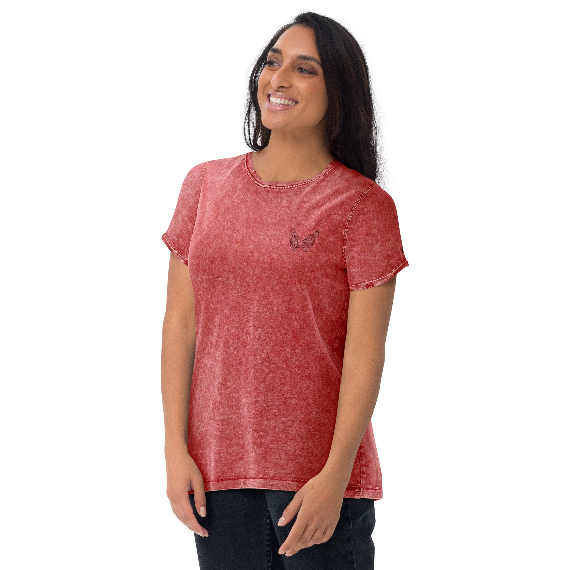 Denim T-Shirt Unisex | 100% Baumwolle Garnet Red, Army Green & Denim Blue S–2XL Melivero
