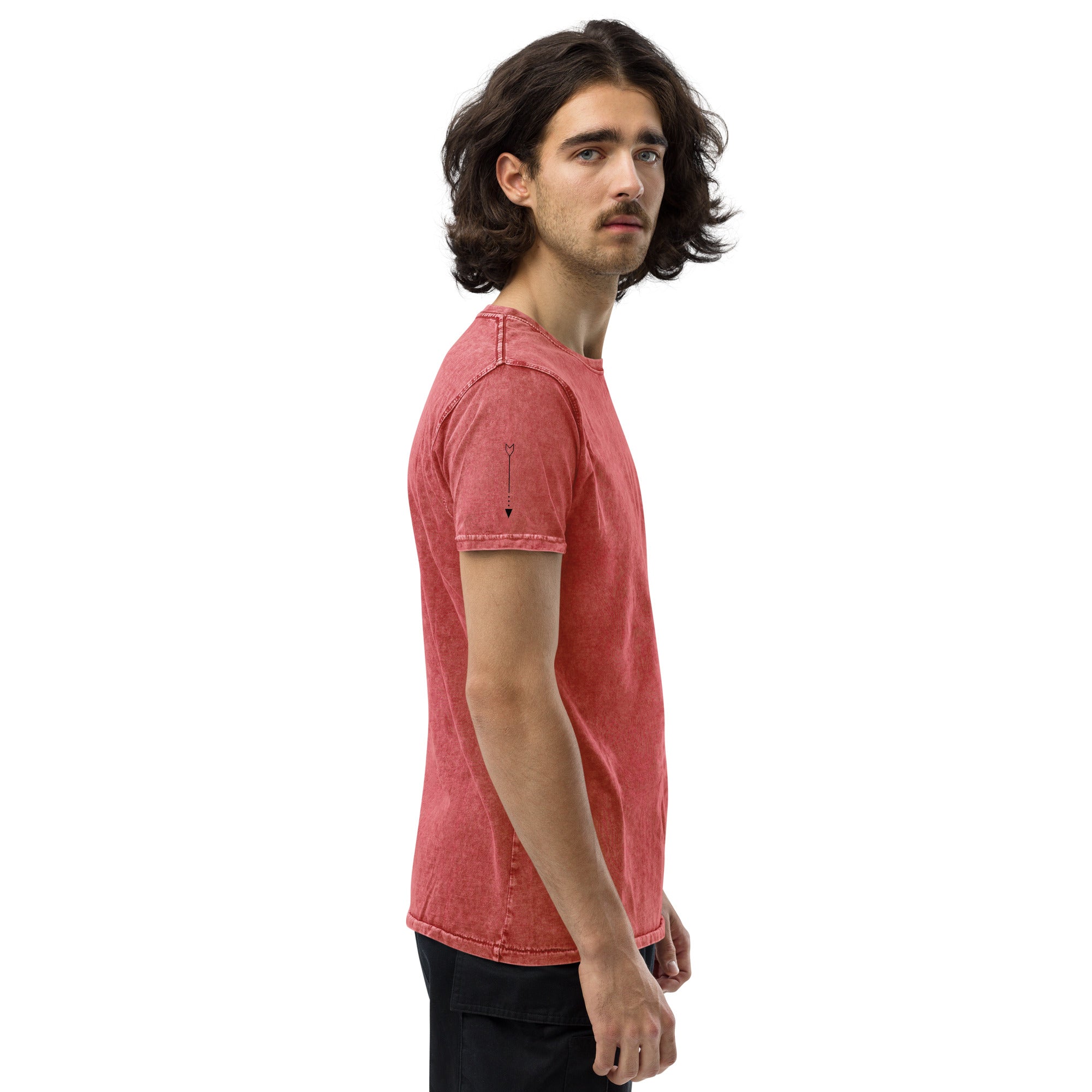 Denim T-Shirt Unisex | 100% Baumwolle Garnet Red, Army Green & Denim Blue S–2XL Melivero