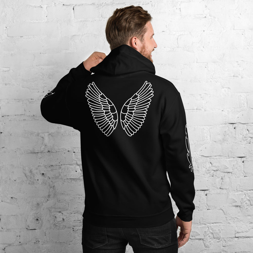 Unisex Hoodie Heavy Blend – Weich, Warm & Stilvoll | Melivero Schwarz Melivero