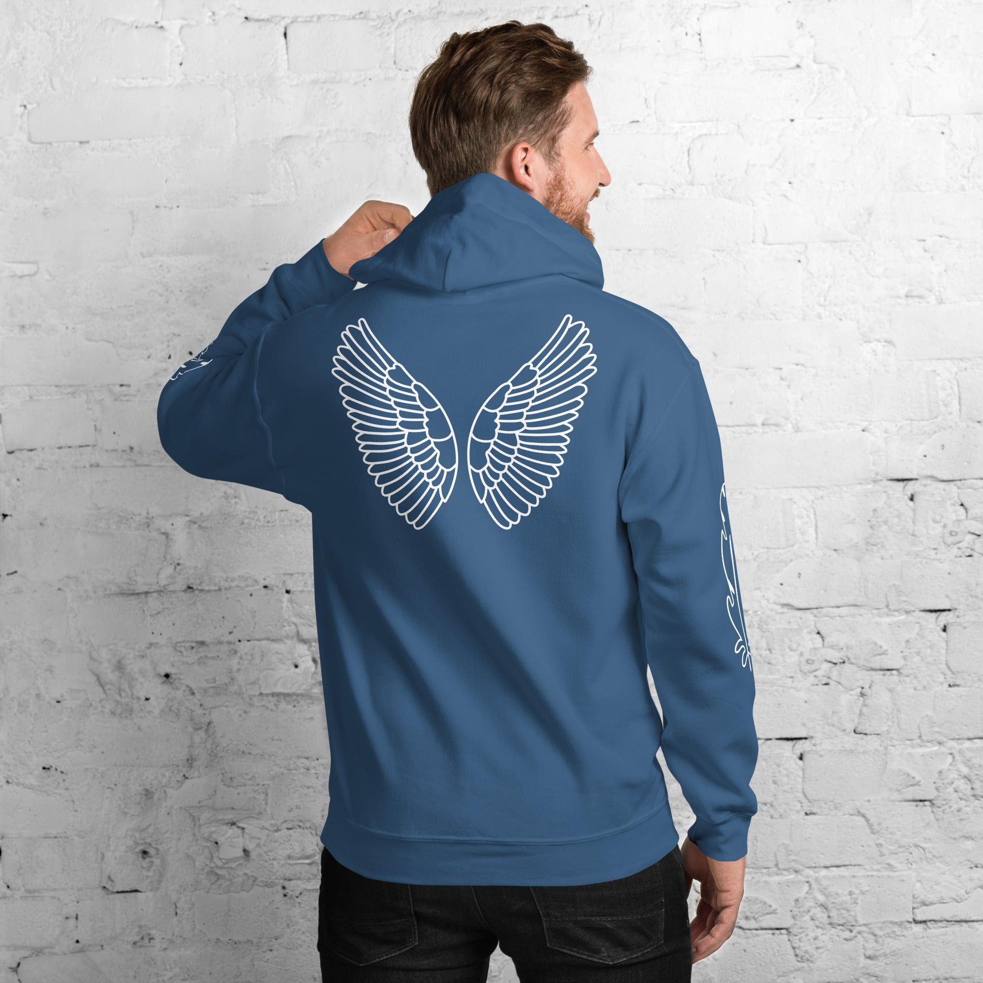 Unisex Hoodie Heavy Blend – Weich, Warm & Stilvoll | Melivero Indigoblau Melivero