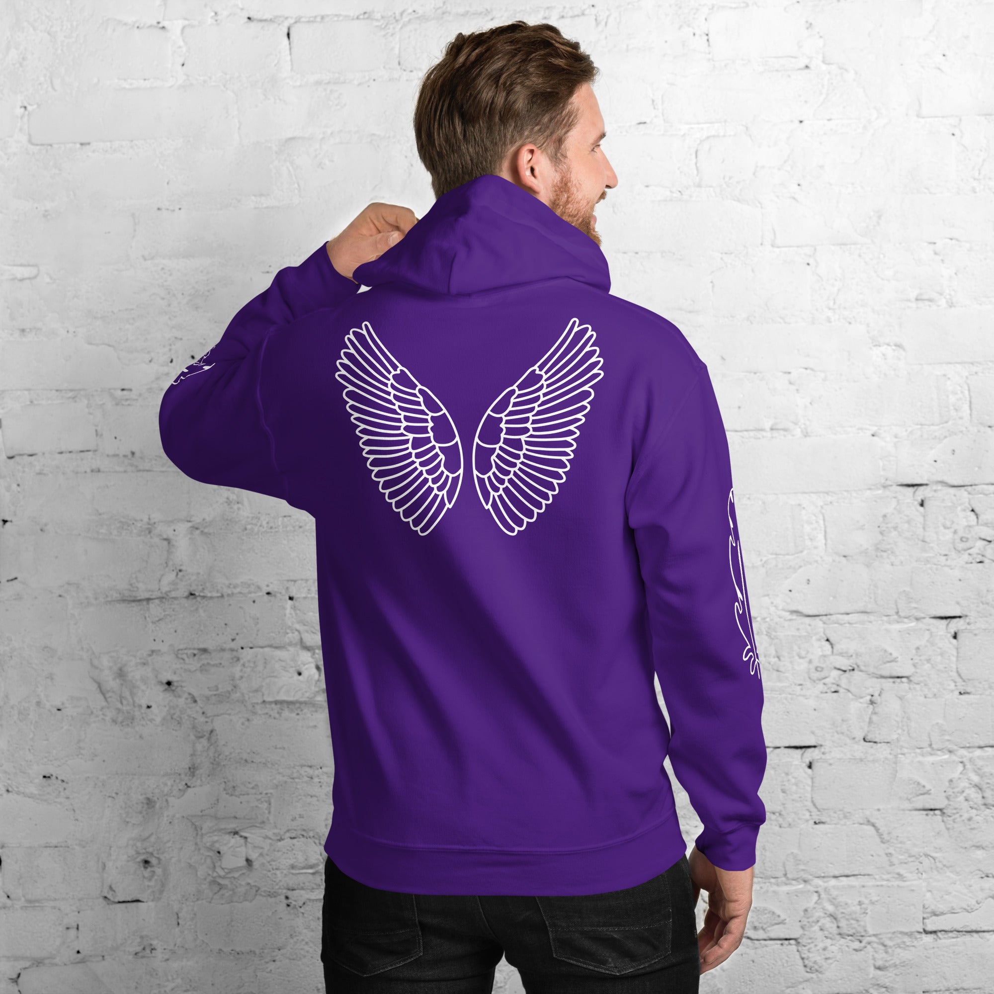Unisex Hoodie Heavy Blend – Weich, Warm & Stilvoll | Melivero Lila Melivero