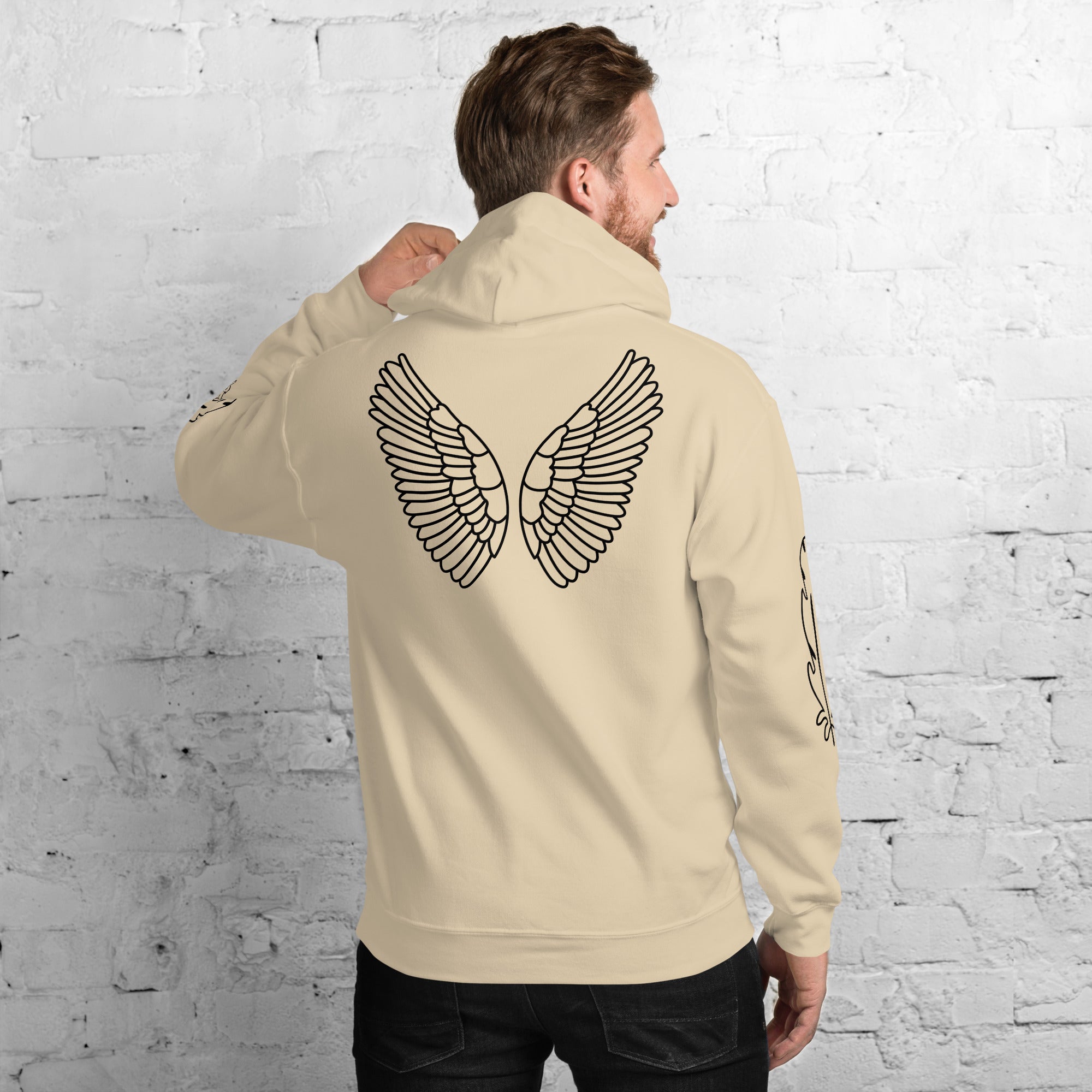 Unisex Hoodie | Kapuzenpullover weich & kuschelich in 10 Farben Sand Melivero