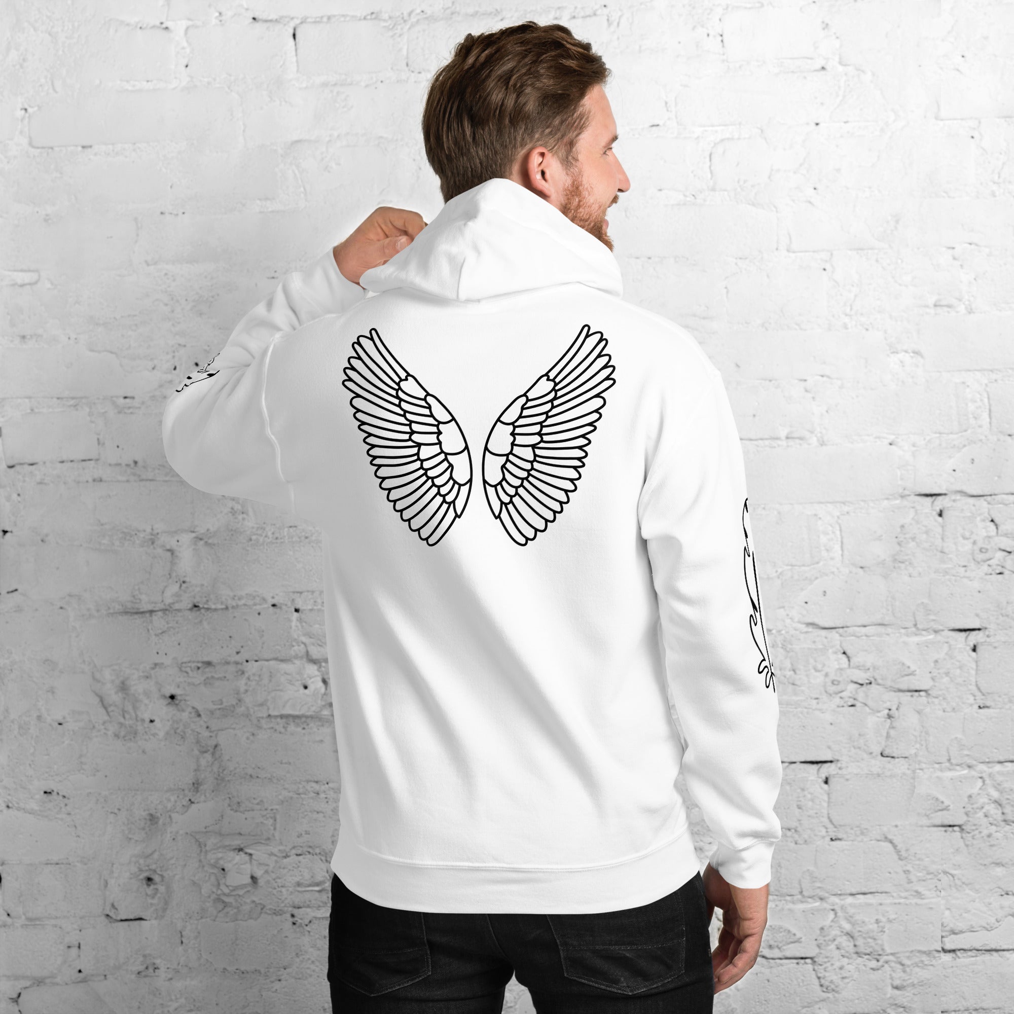 Unisex Hoodie | Kapuzenpullover weich & kuschelich in 10 Farben Weiß Melivero