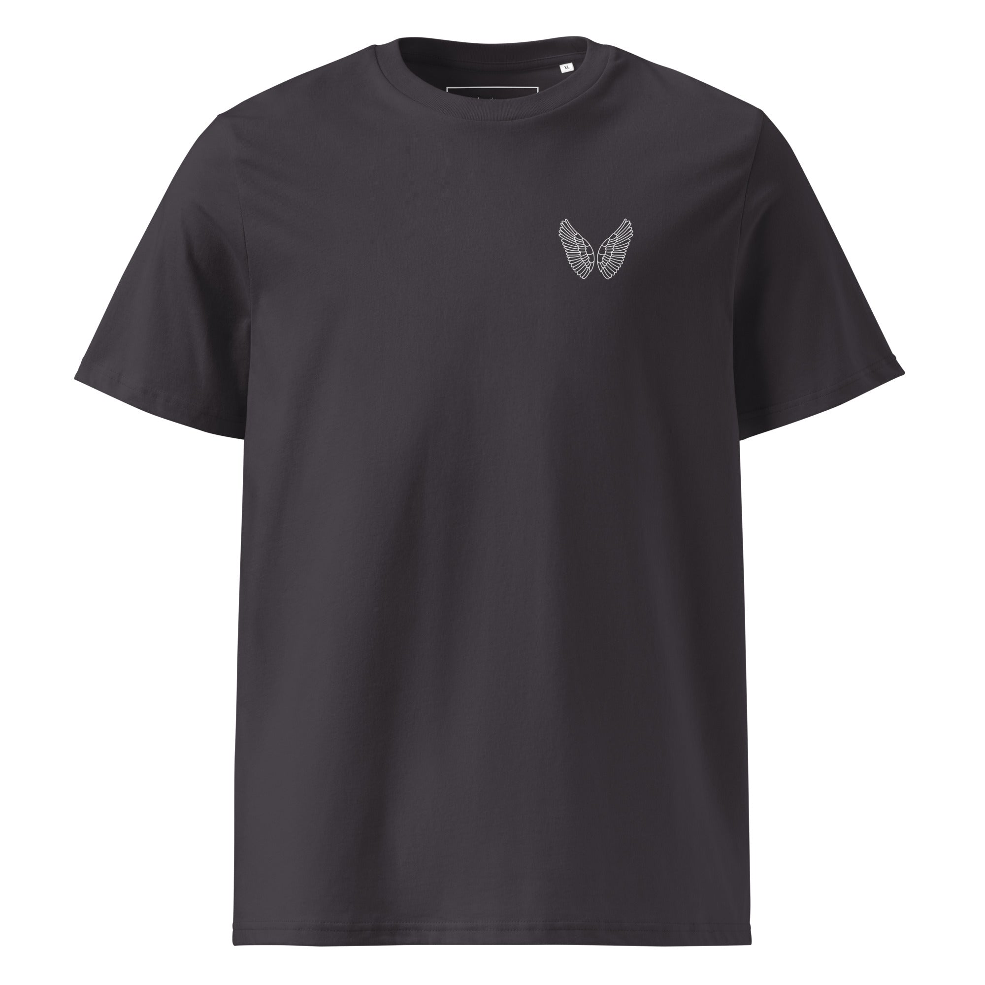 Unisex Bio T-Shirt – GOTS zertifiziert, Erdige Farben | Melivero Anthracite Melivero